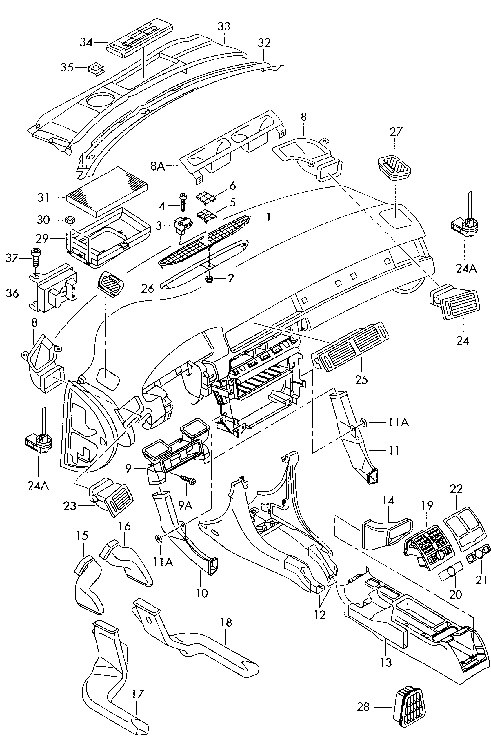 AUDI 4 B0 819 439 A - Szűrő, utastér levegő parts5.com