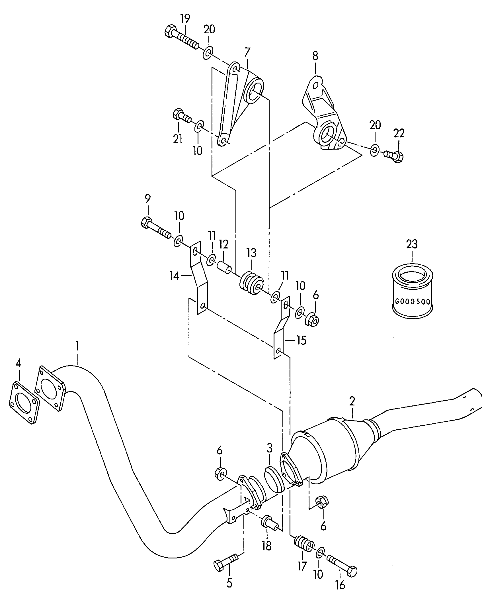 VW N  90200201 - Nut, exhaust manifold parts5.com