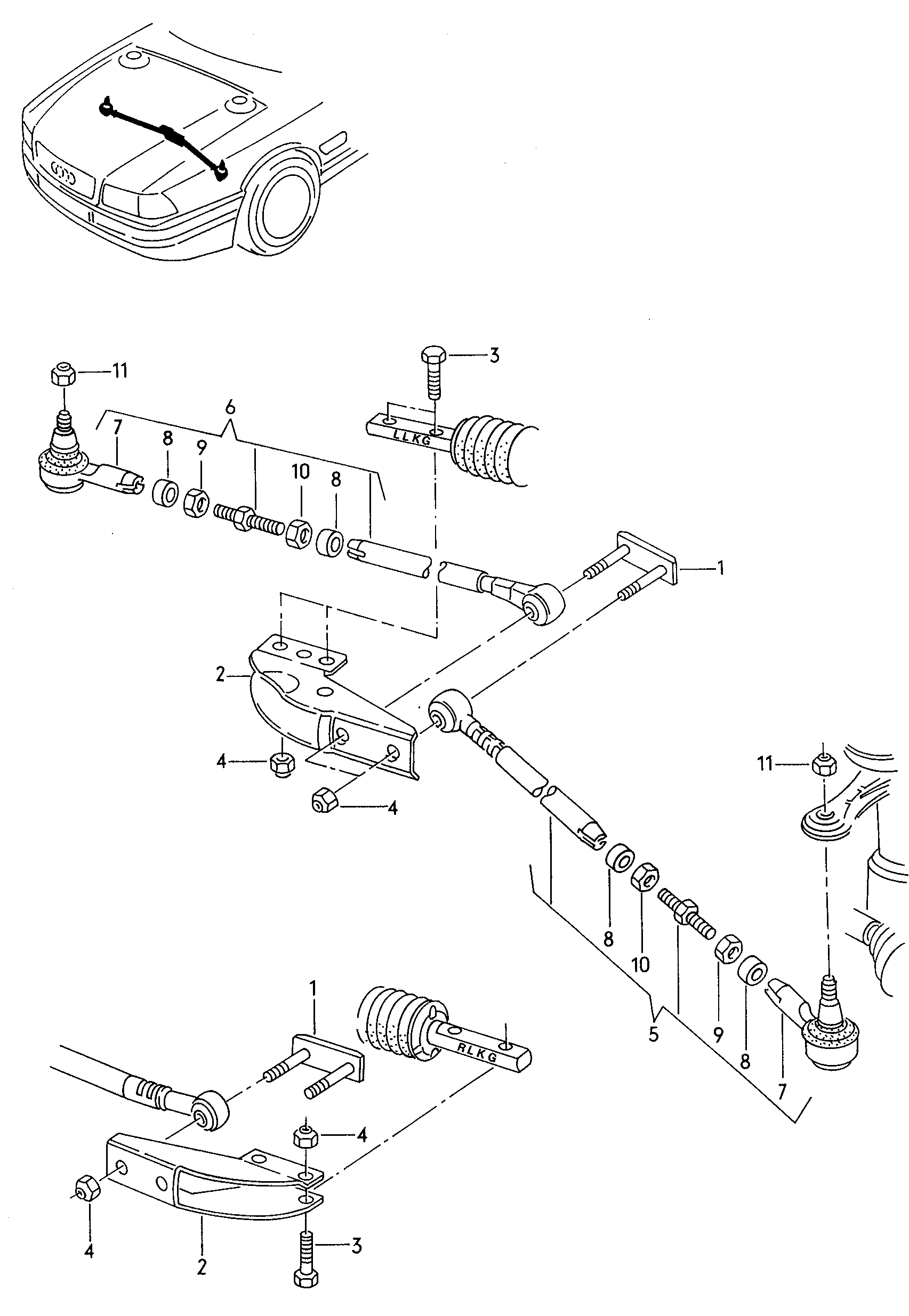 VW 893 419 802 - Bara directie parts5.com