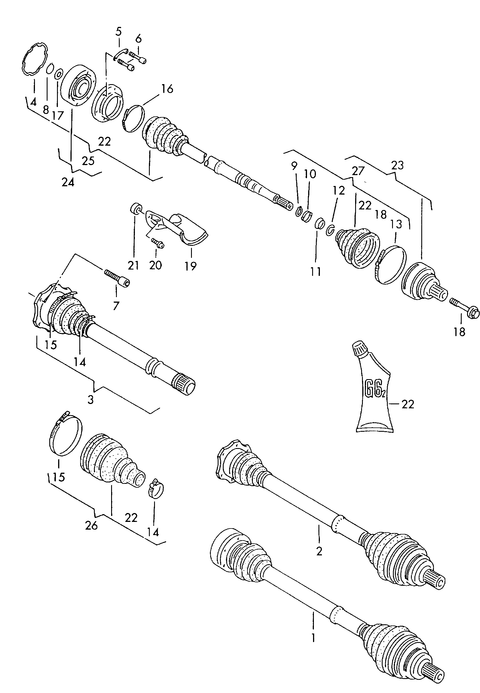 VW 893 498 203 A - Osłona, wał napędowy parts5.com