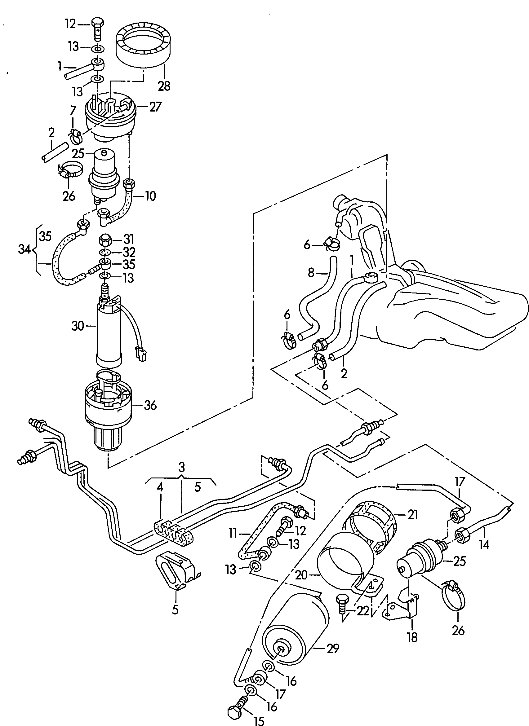 VAG 8A0 133 511 - Filtru combustibil parts5.com