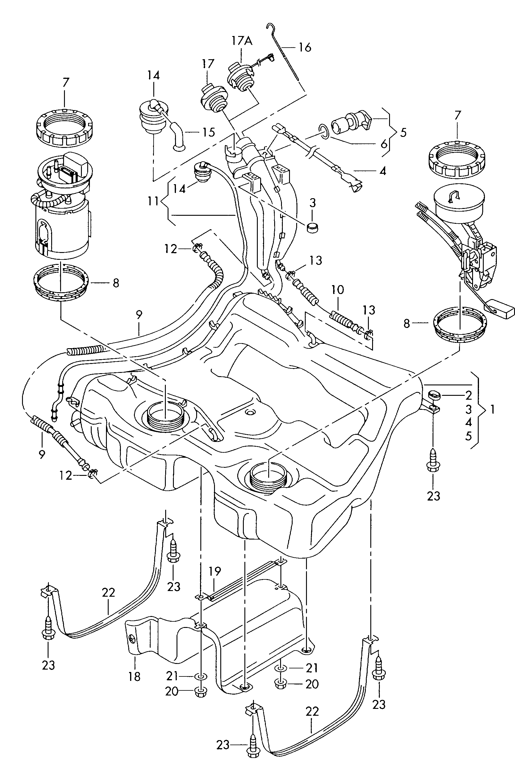 AUDI 1J0201550AC - Uzávěr, palivová nádrž parts5.com