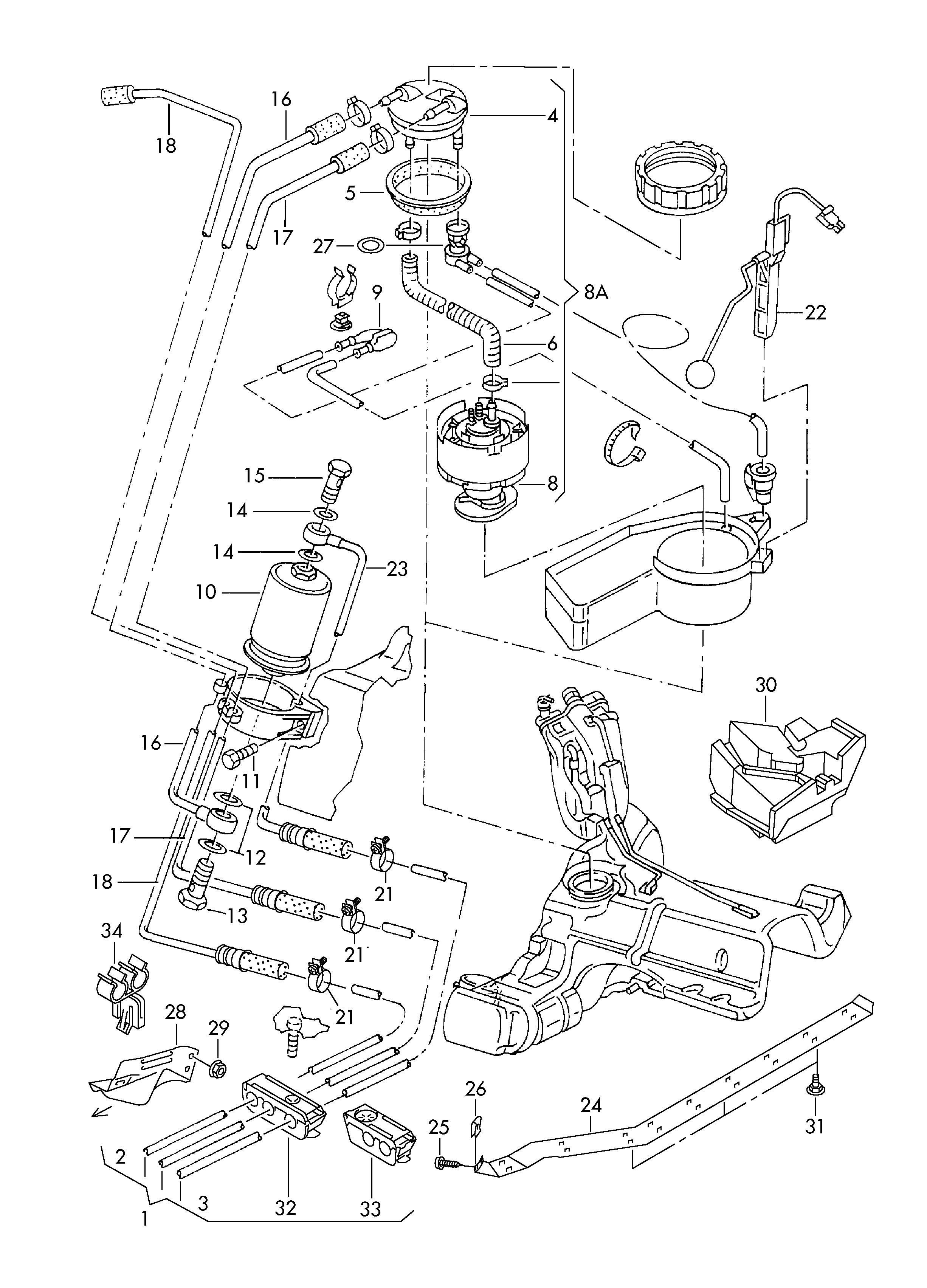 VW 441 201 511 C - Filtru combustibil parts5.com