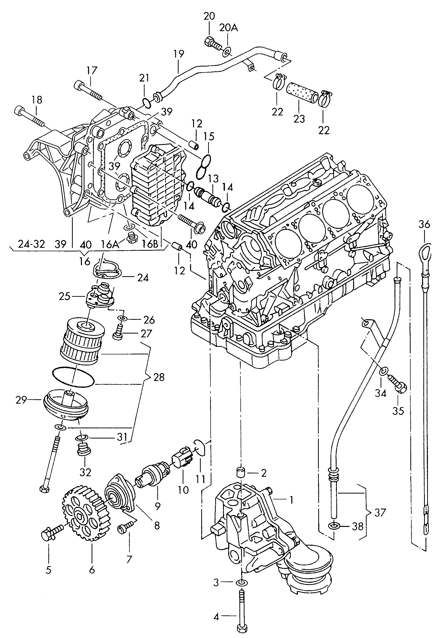 VAG 028 103 059 A - Surub de golire,baia de ulei parts5.com