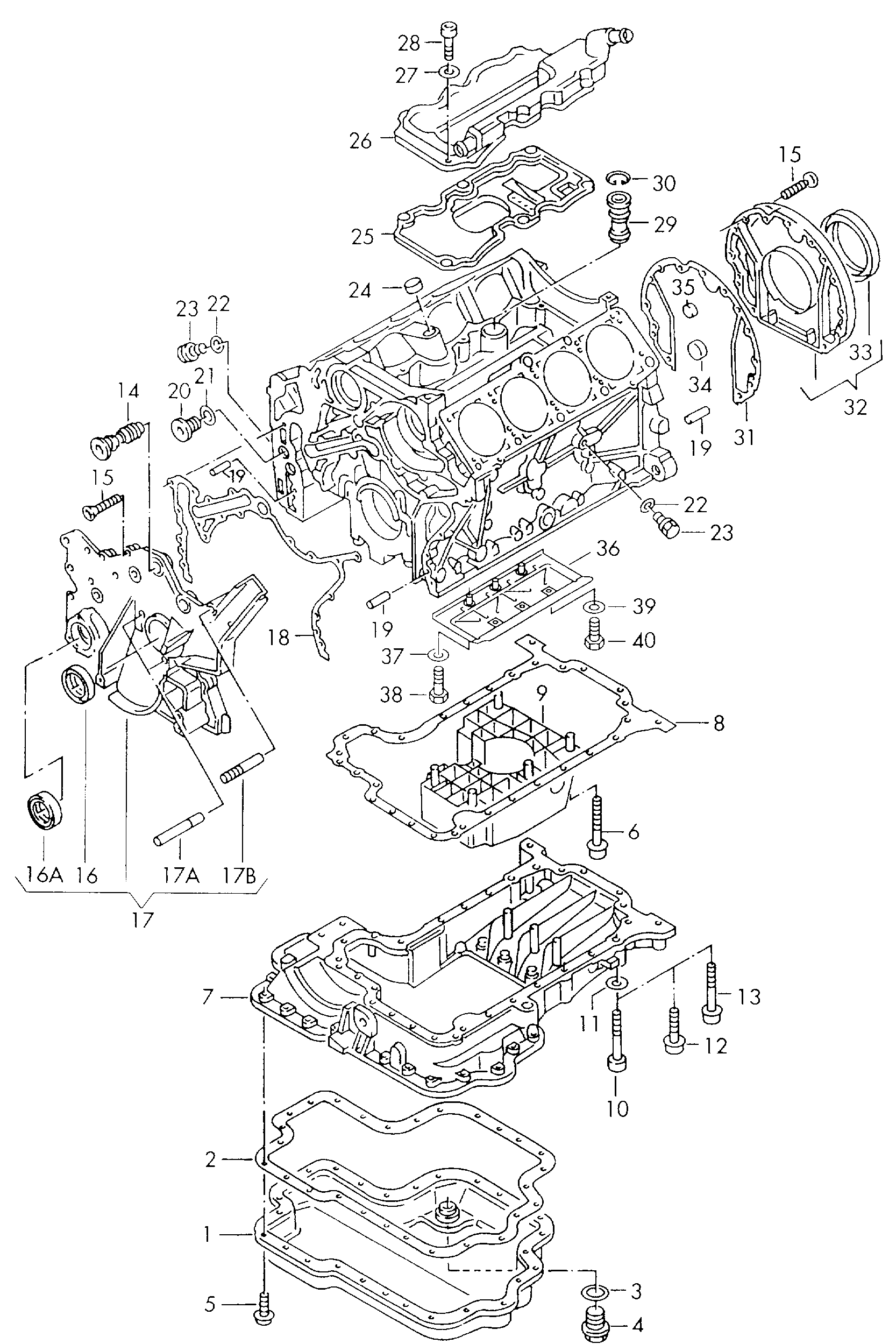 VAG 077103171J - Shaft Seal, crankshaft parts5.com