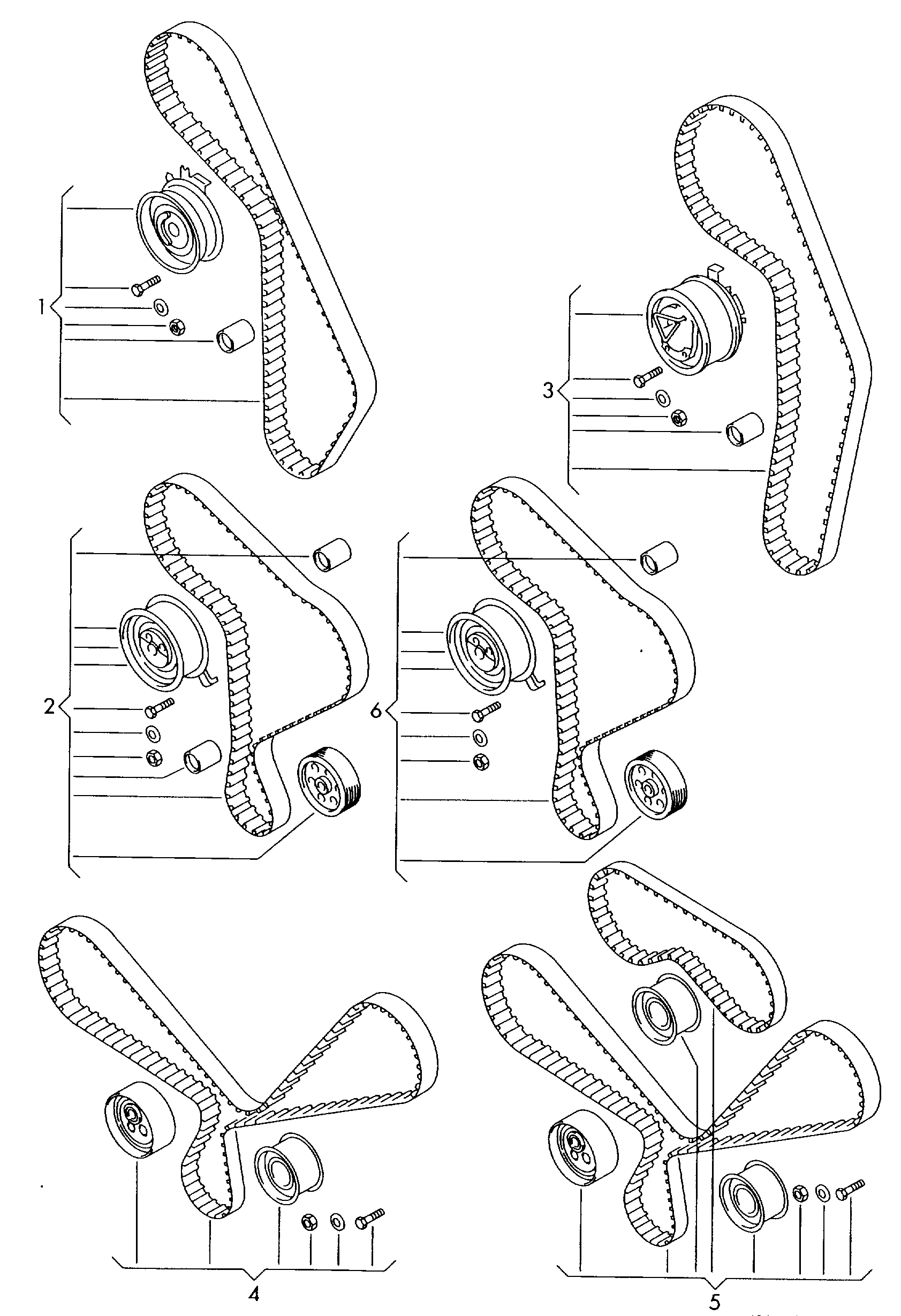 VAG 059 198 119 - Timing Belt Set parts5.com