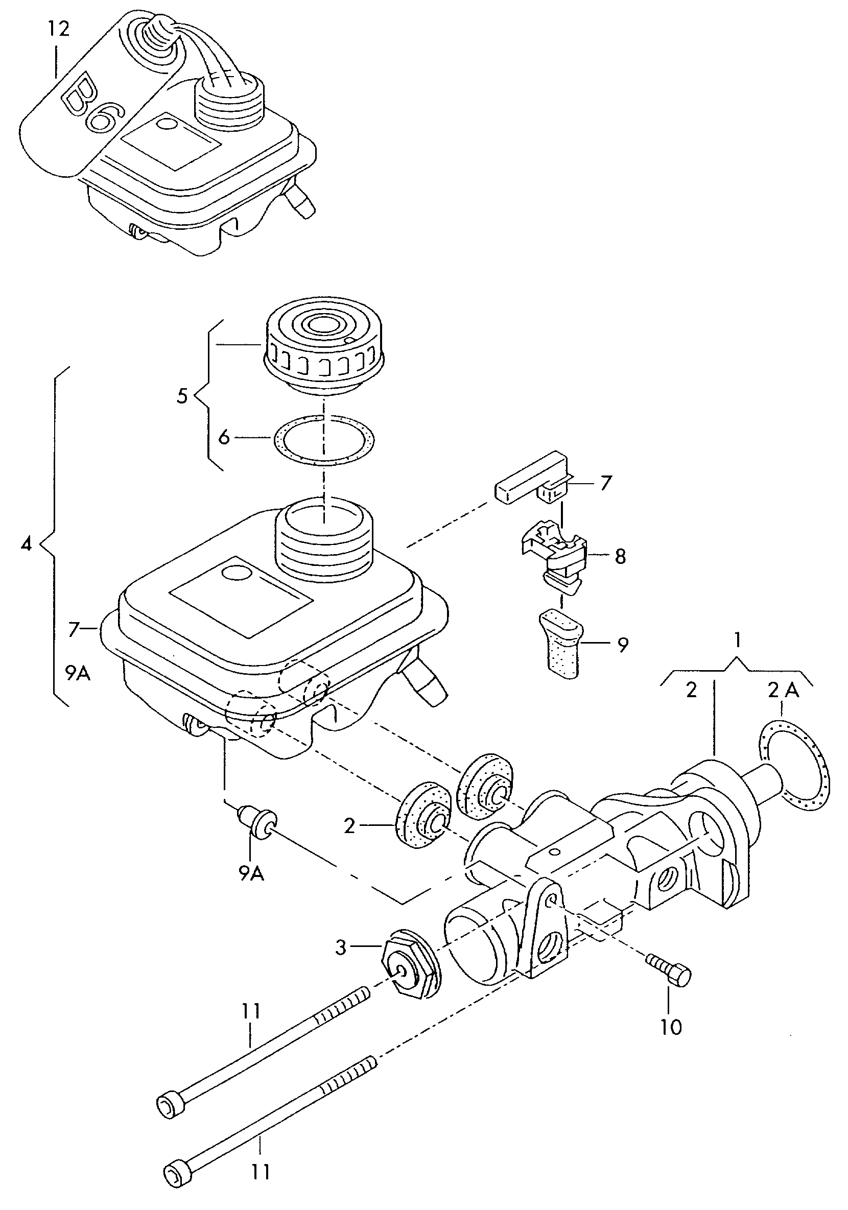 VAG B  000700A1 - Fren hidroliği parts5.com