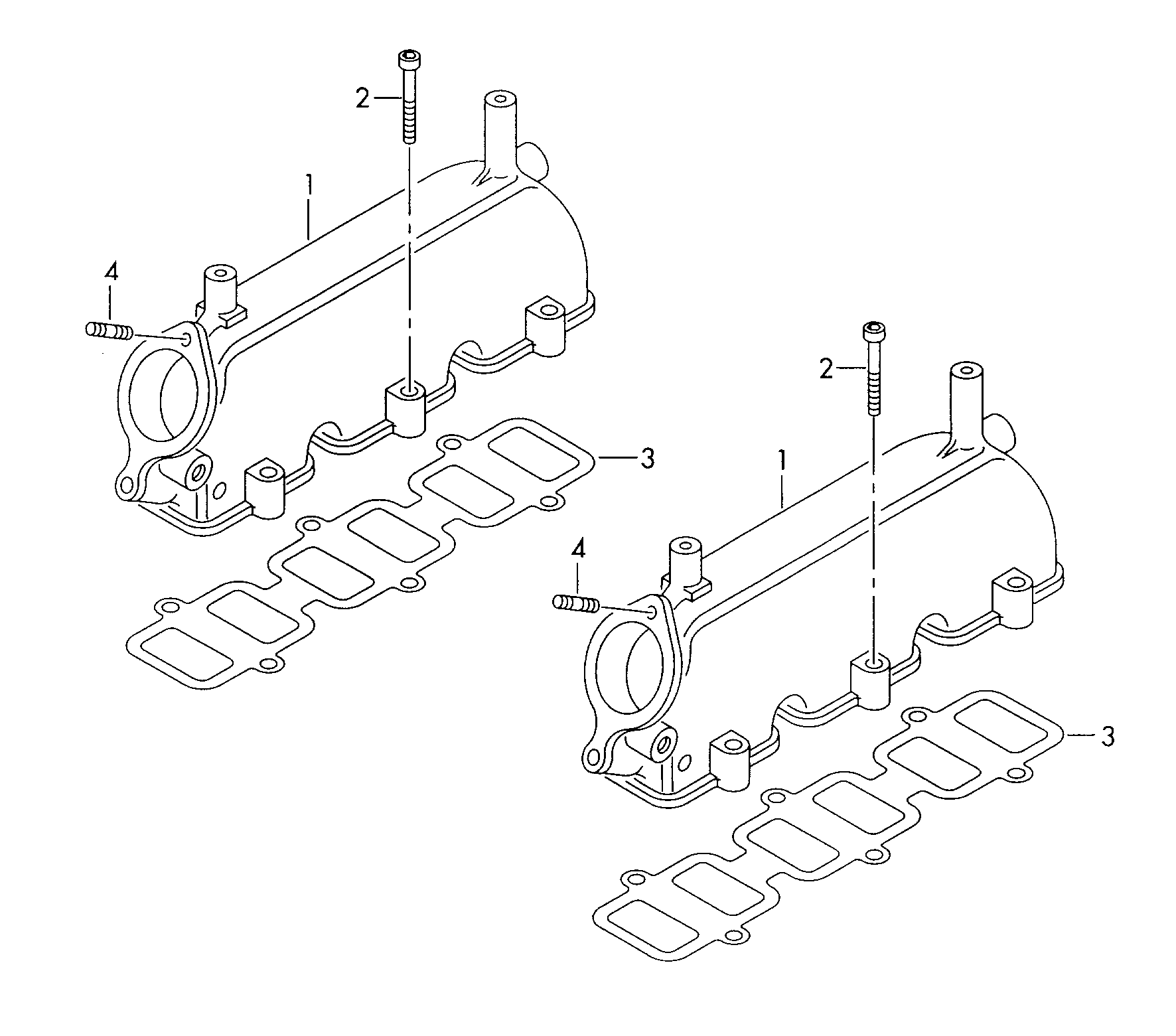 VAG 059129717G - Tömítés, szívókönyök parts5.com