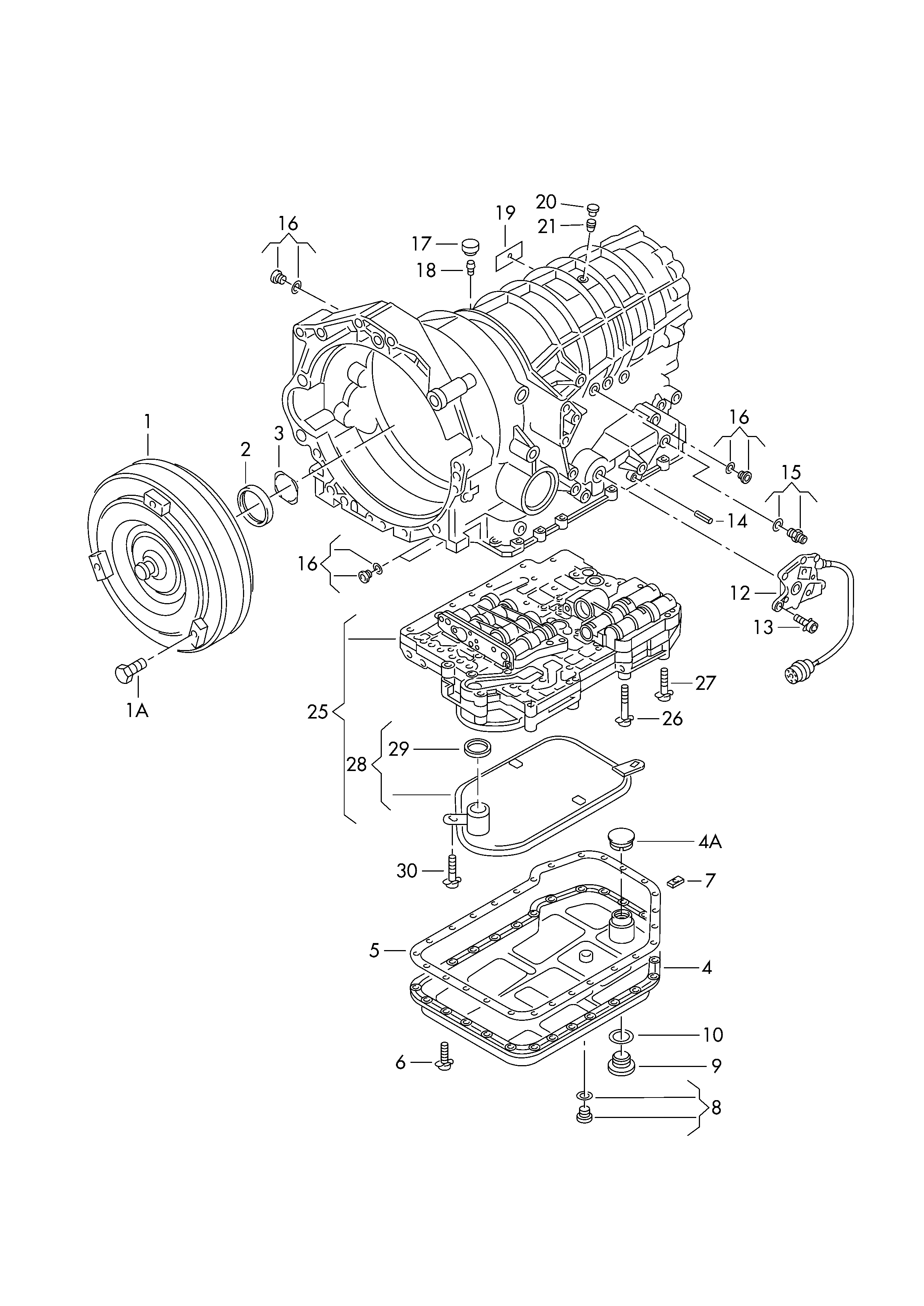 AUDI 018 321 377 B - Šroubový uzávěr, skříň převodovky parts5.com