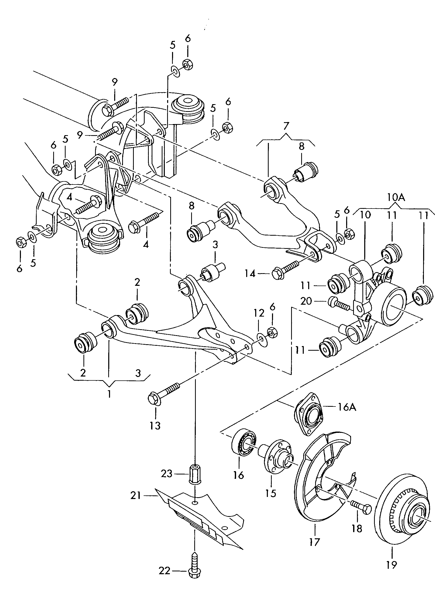 AUDI 4A0407615G - Komplet ležaja kotača parts5.com