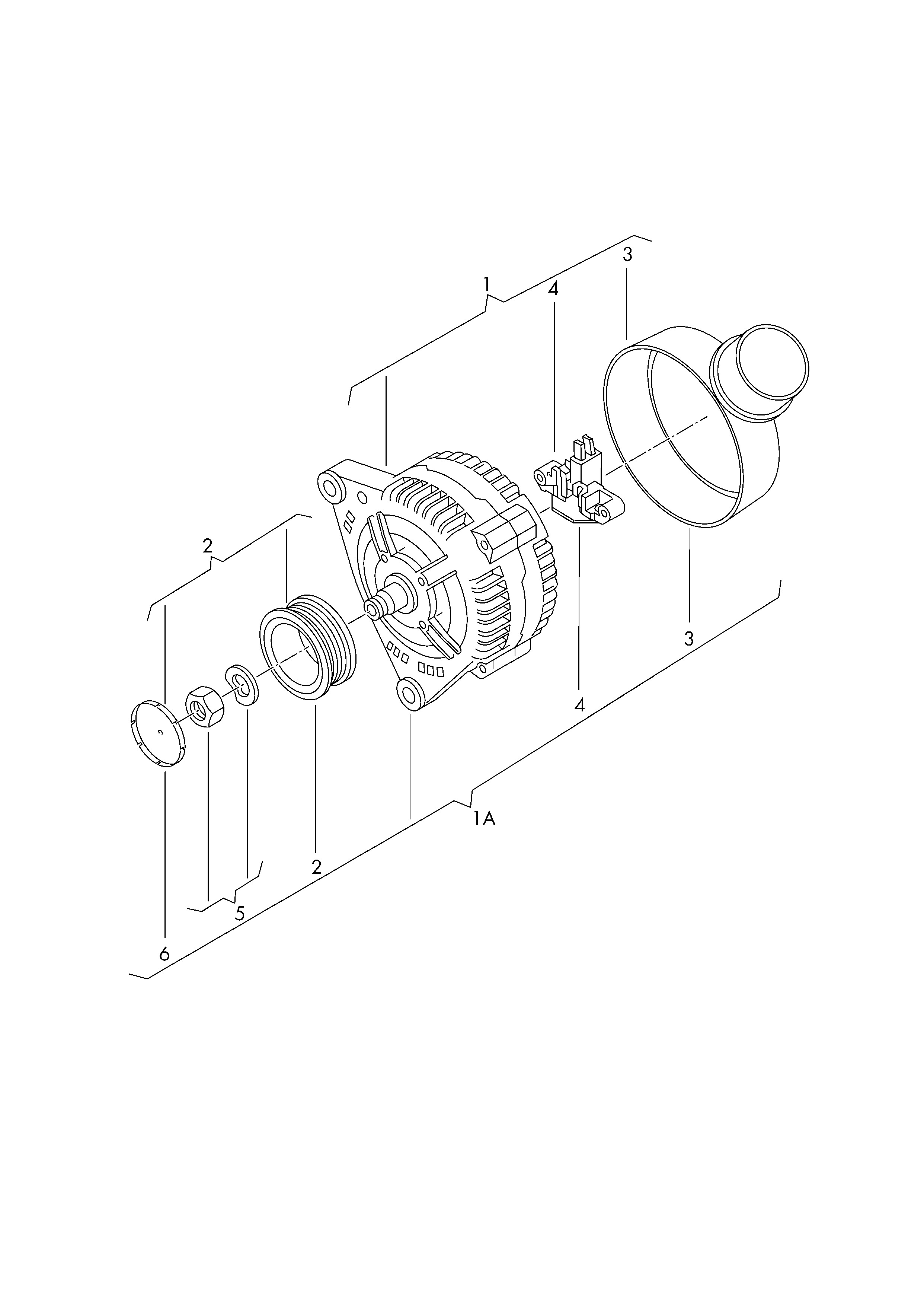 VAG 06B 903 803 B - Generátor szabályozó parts5.com