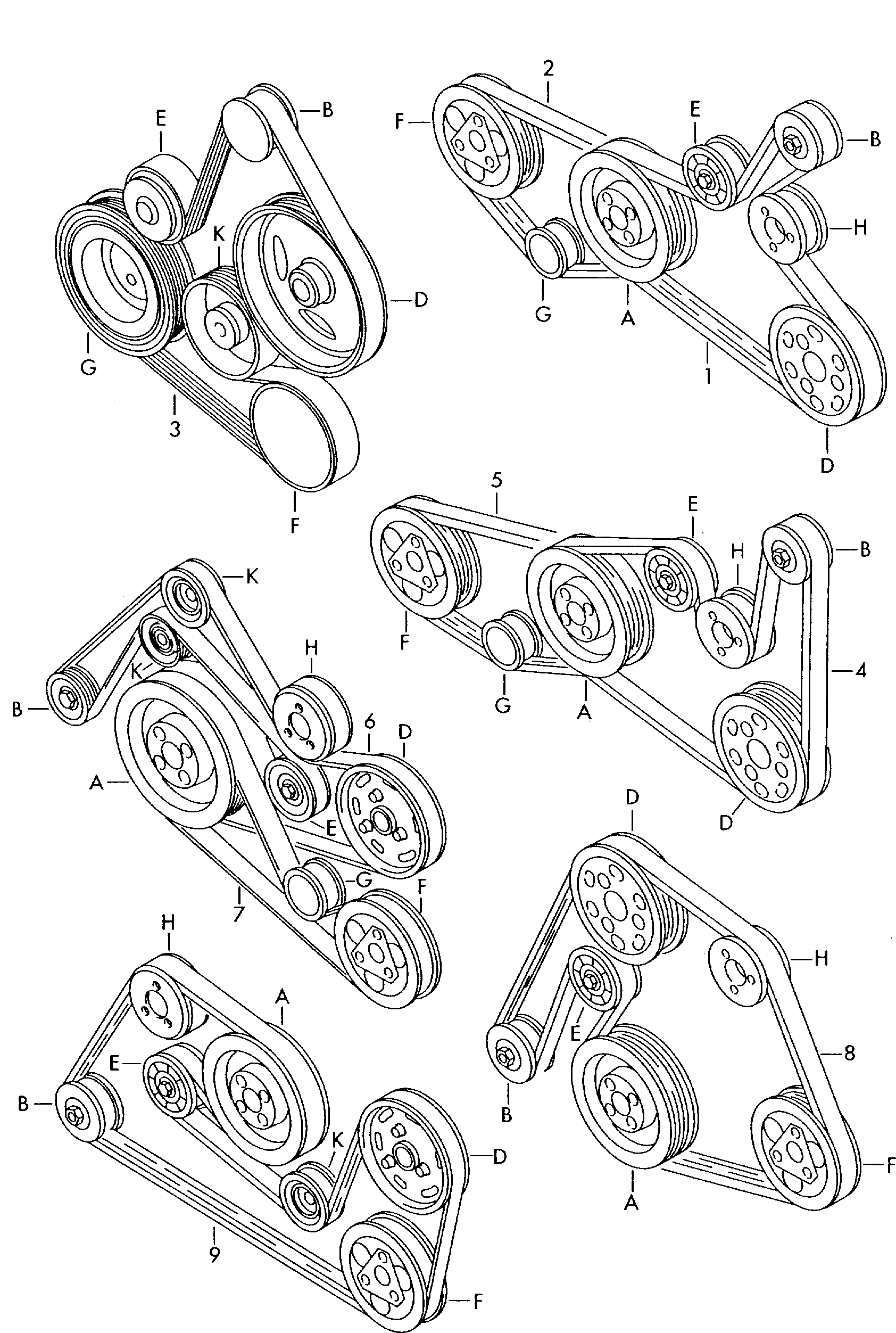 VAG 059260849D - Pasek klinowy wielorowkowy parts5.com