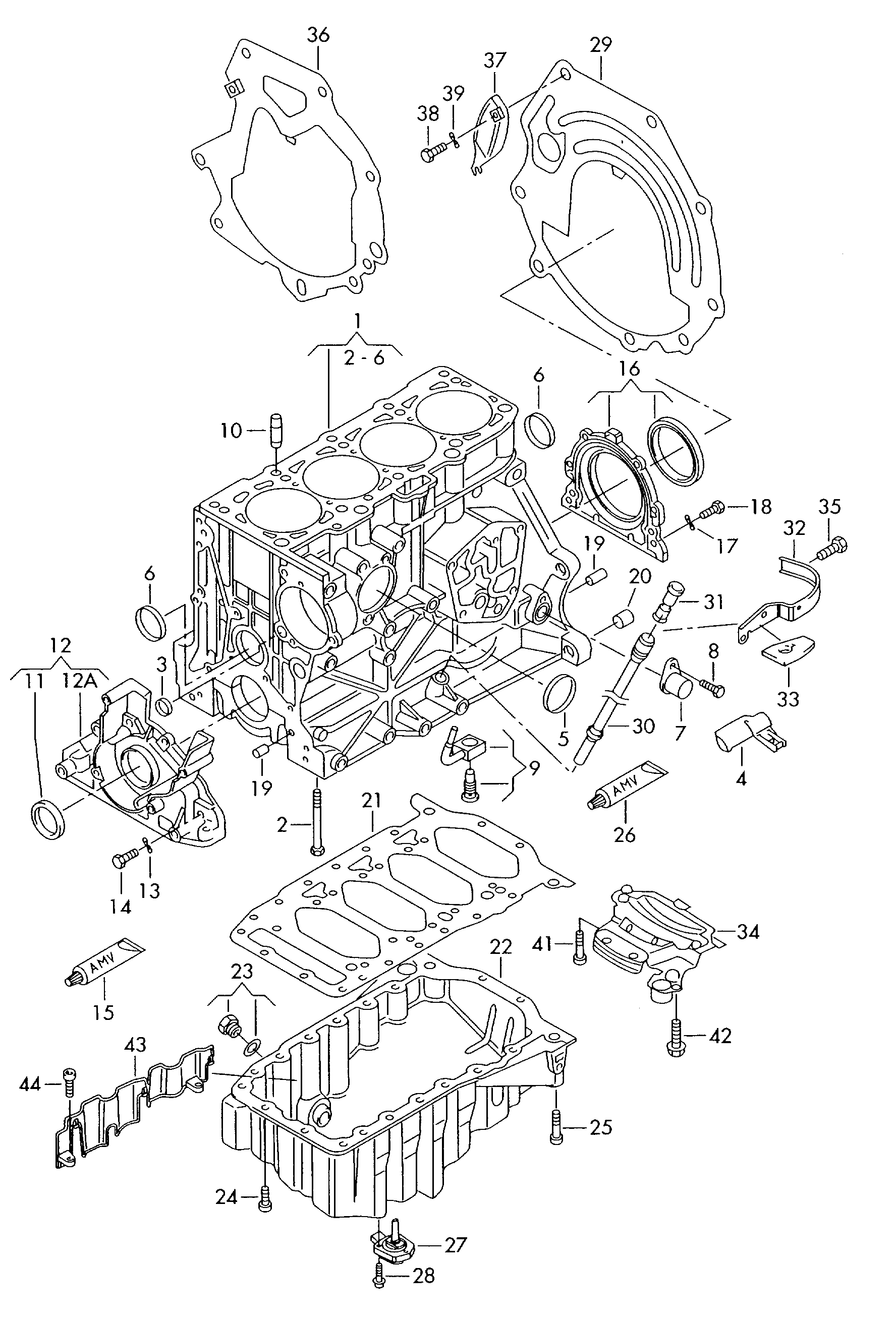 AUDI 038 103 085 E - Уплотняющее кольцо, коленчатый вал parts5.com