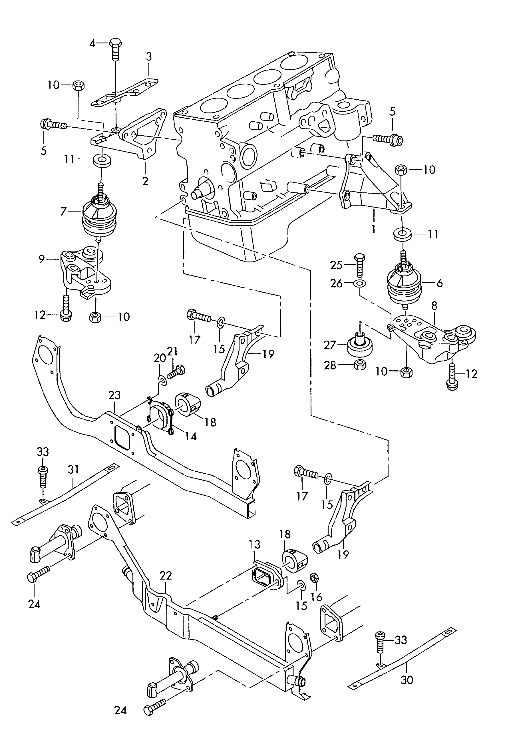 Seat 8E0 199 379 BG - Suport motor parts5.com