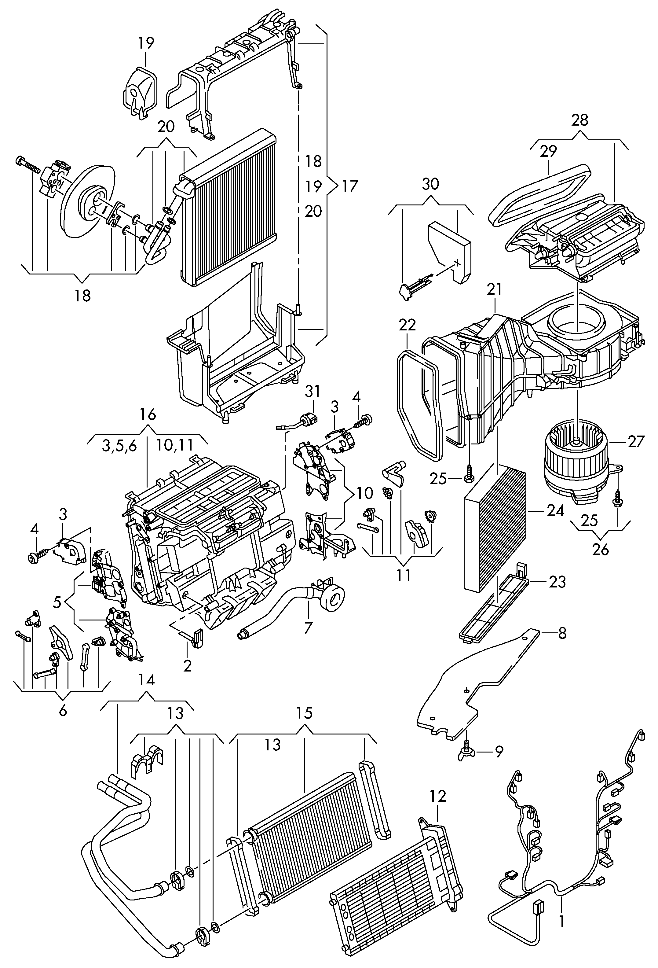 AUDI 4H1820021B - Ventilator unutarnjeg prostora parts5.com