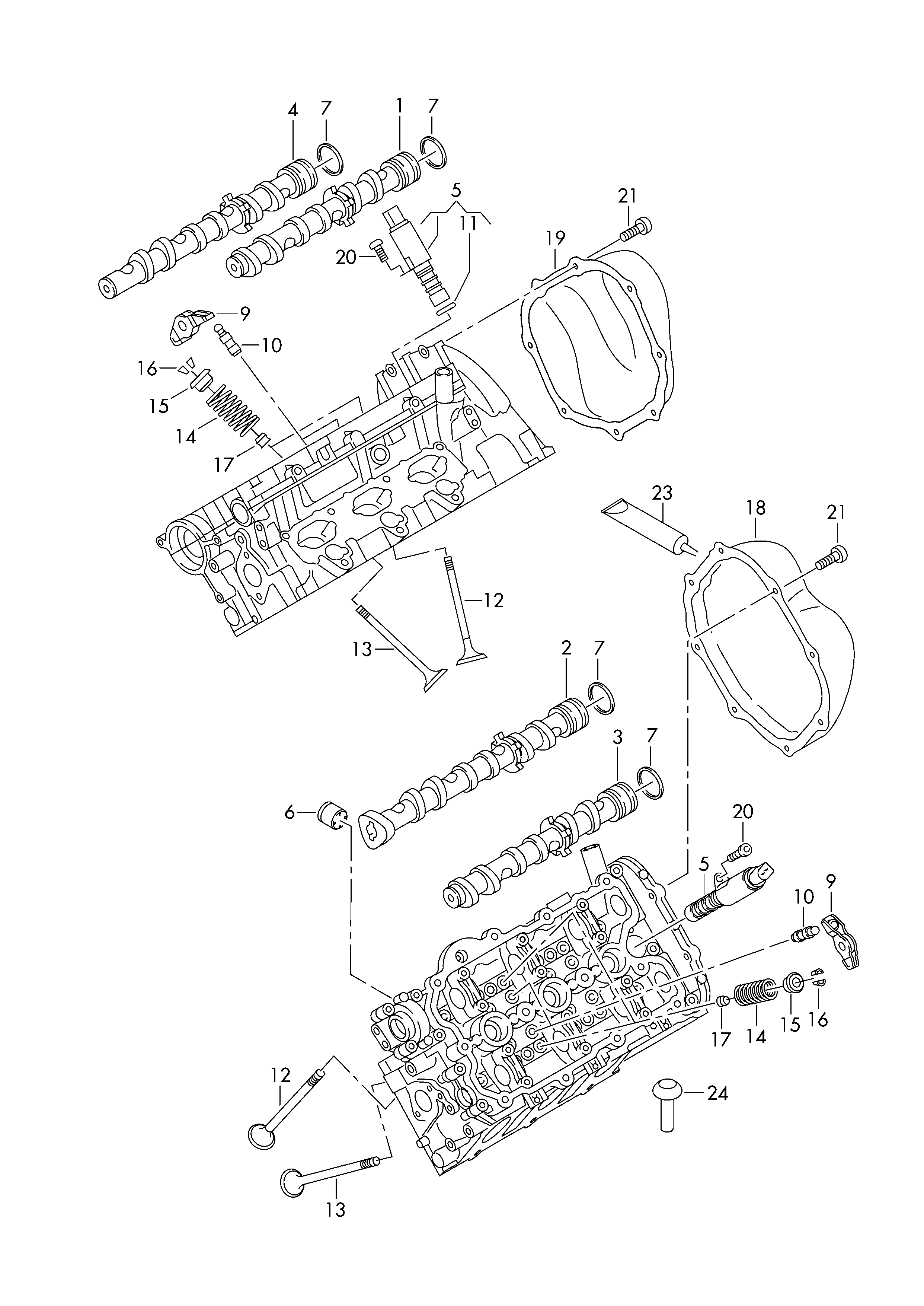 Seat 06D 109 611H - Supapa evacuare parts5.com