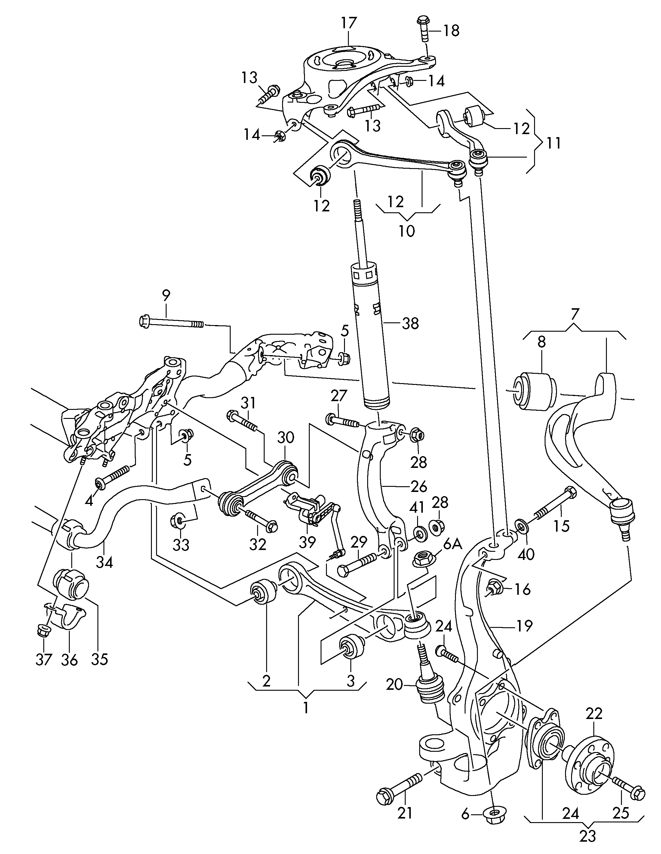 VAG 8K0 407 515 - Тампон, носач parts5.com