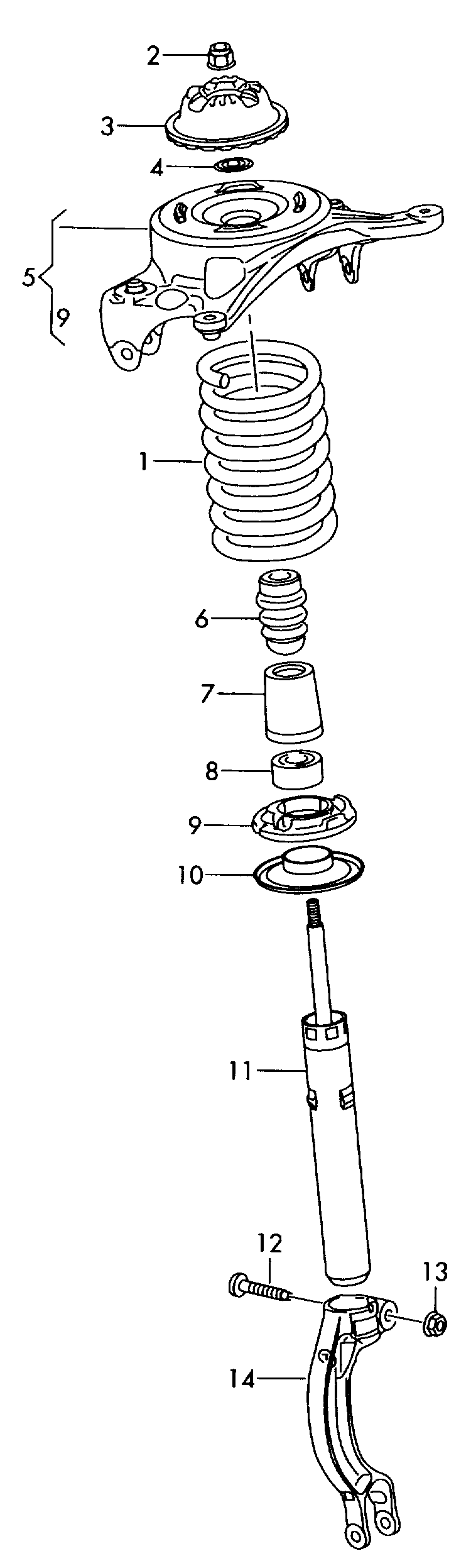 AUDI 8K0 411 105 EA - Arc spiral parts5.com