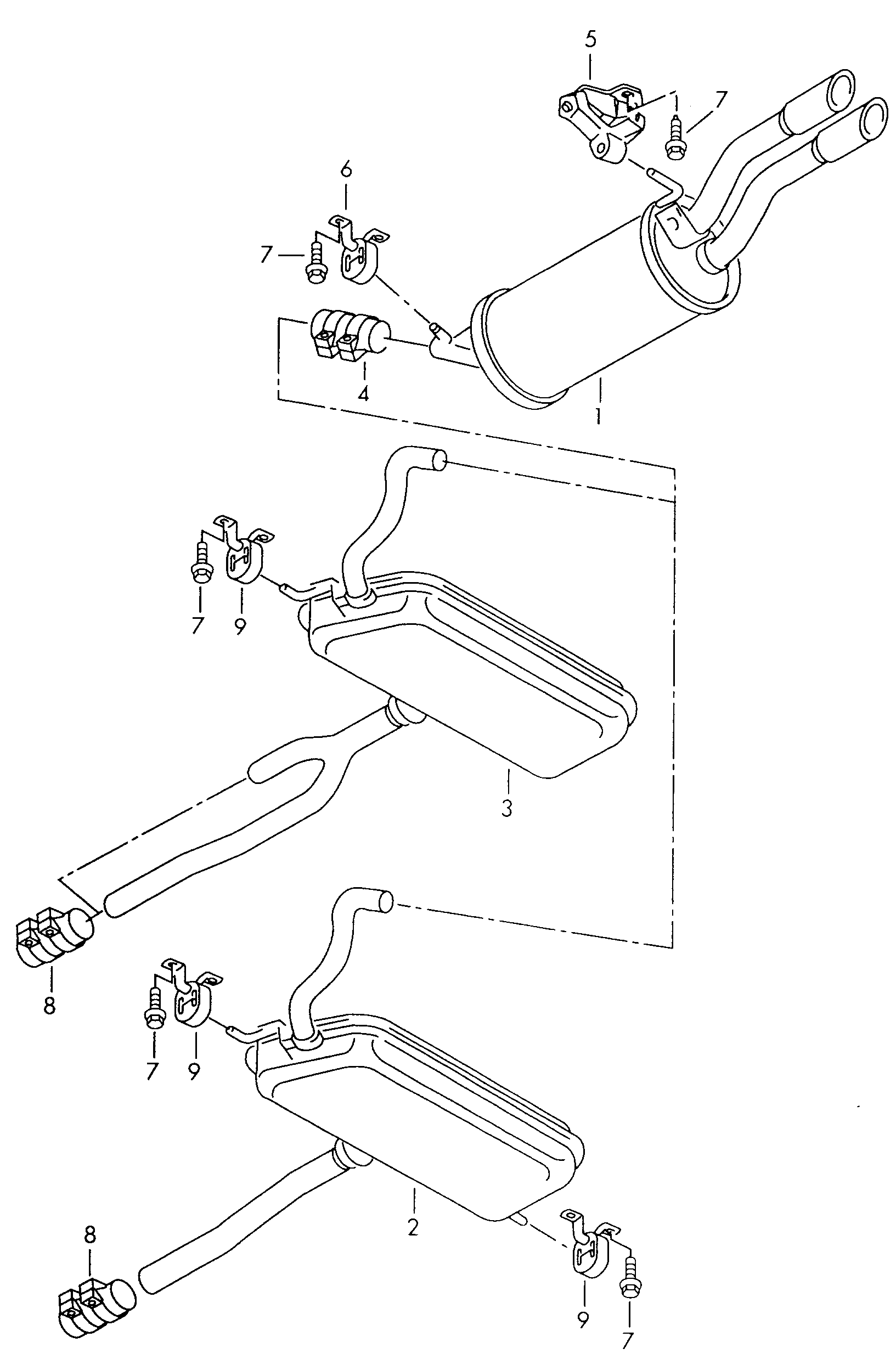 Skoda 357 253 141 A - Conector teava, sistem de esapament parts5.com