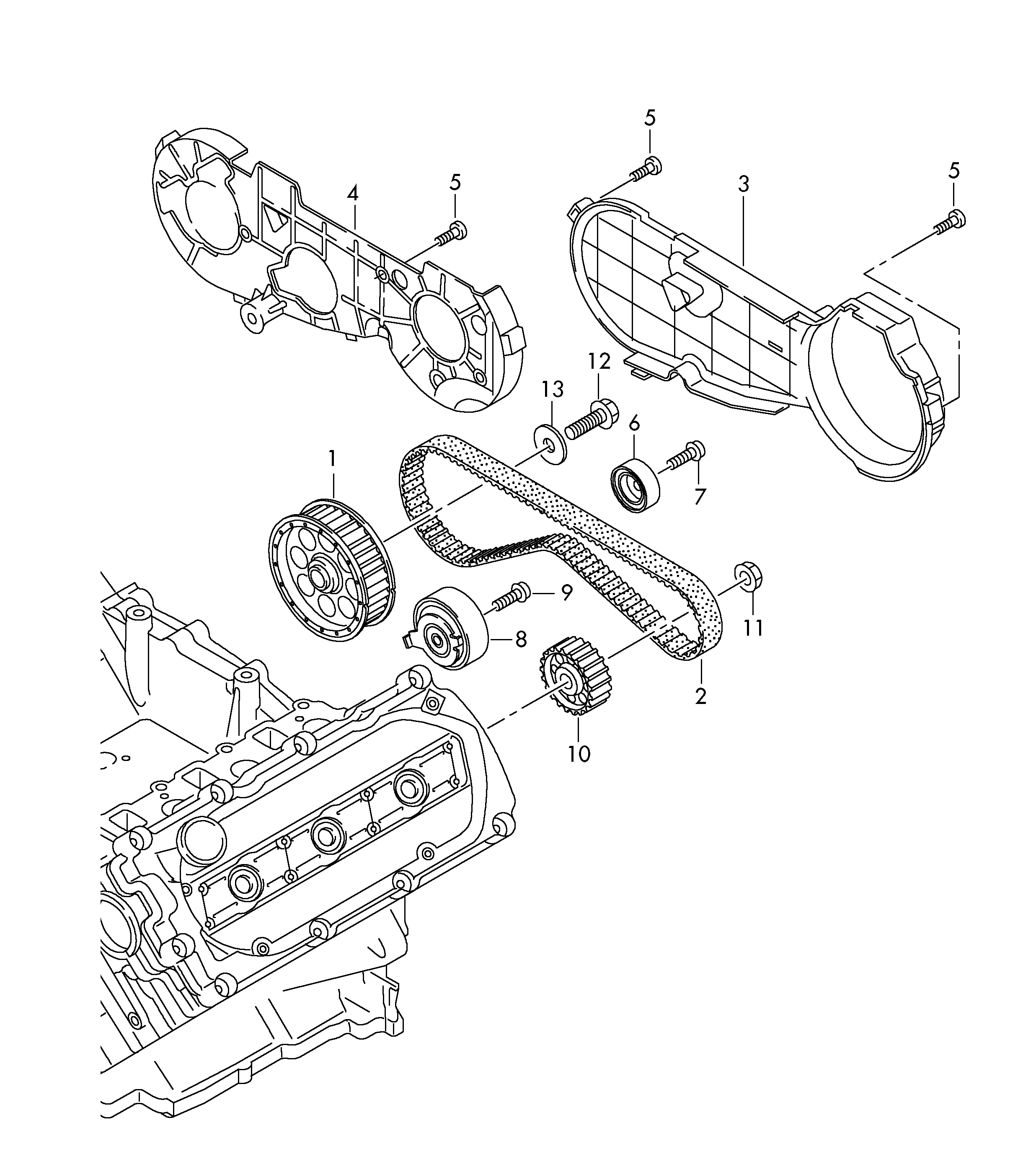 Skoda 059 109 119 F - Zupčasti kaiš parts5.com