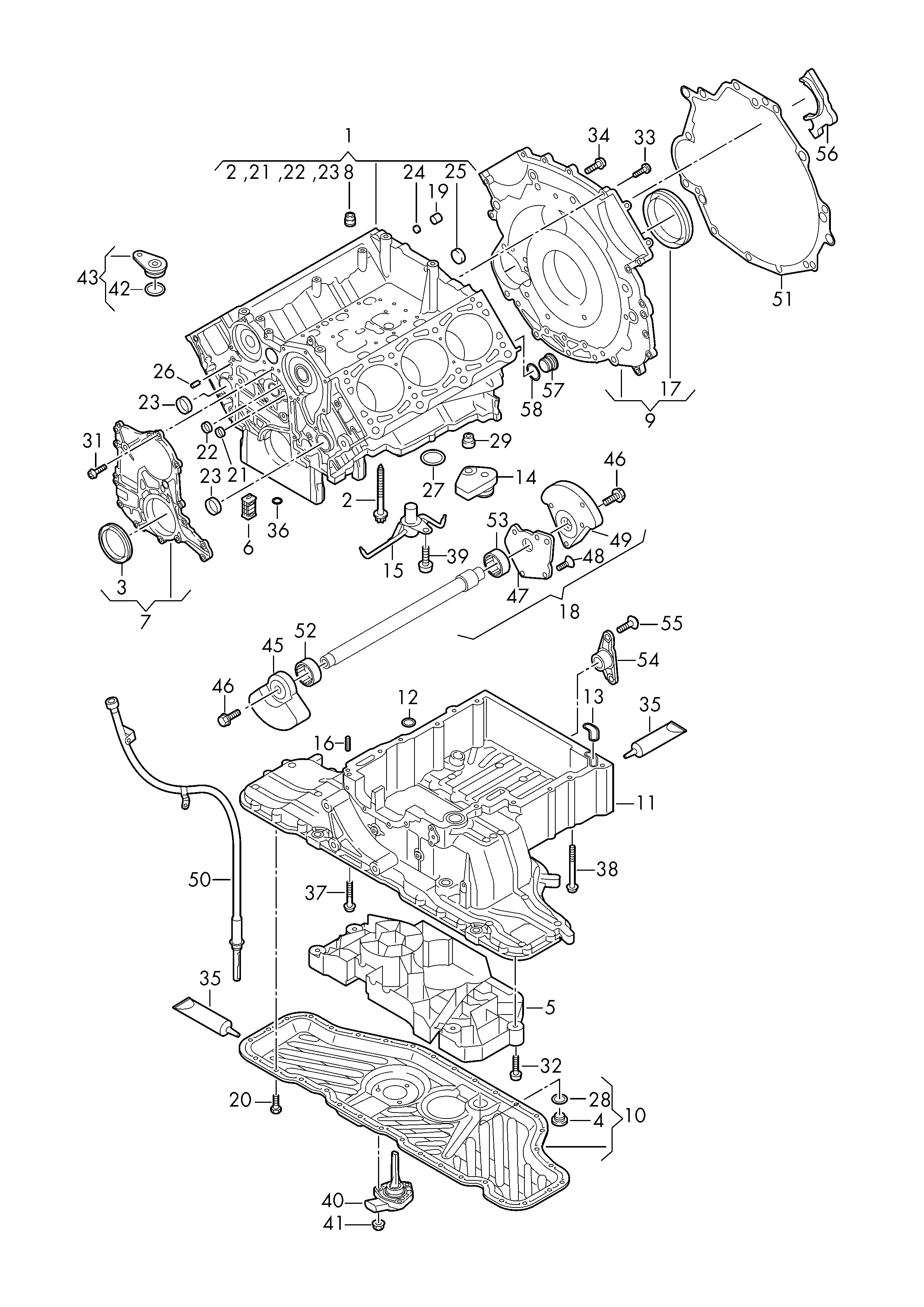 CUPRA 079 103 051 F - Tömítőgyűrű, főtengely parts5.com