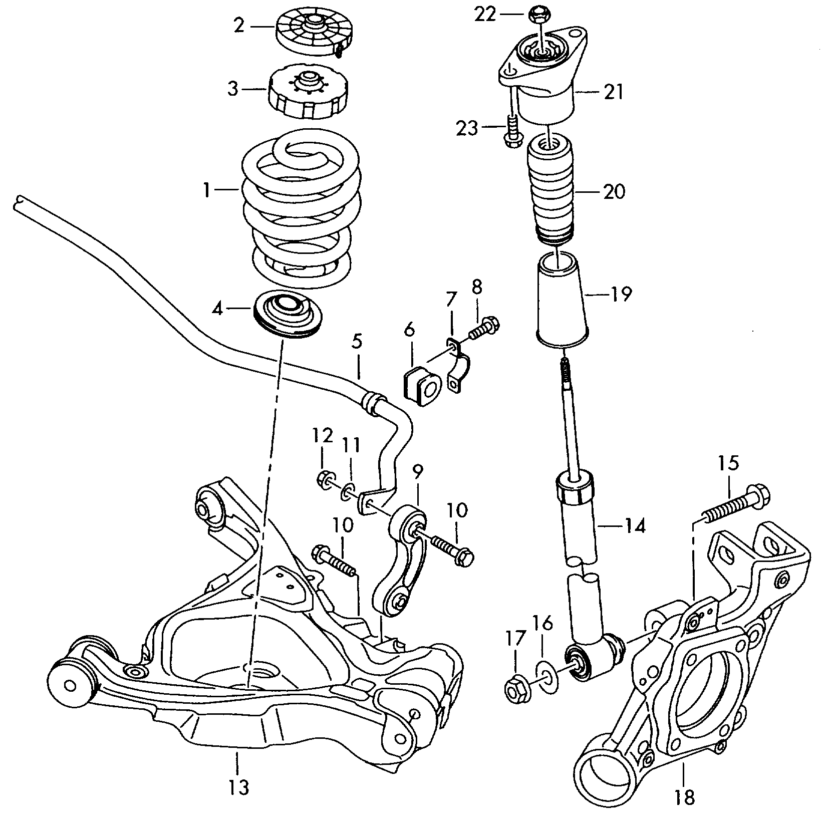 VAG 4F0 513 032 AE - Amortizor parts5.com