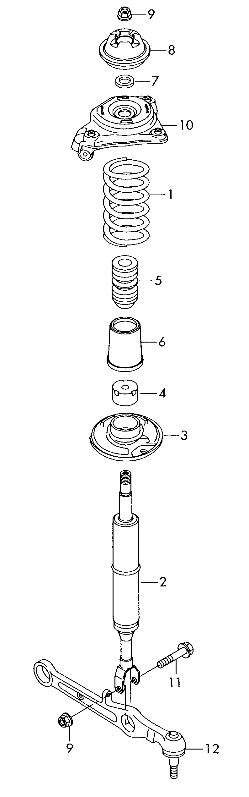 AUDI 4F0 413 031 BQ - Amortizor parts5.com