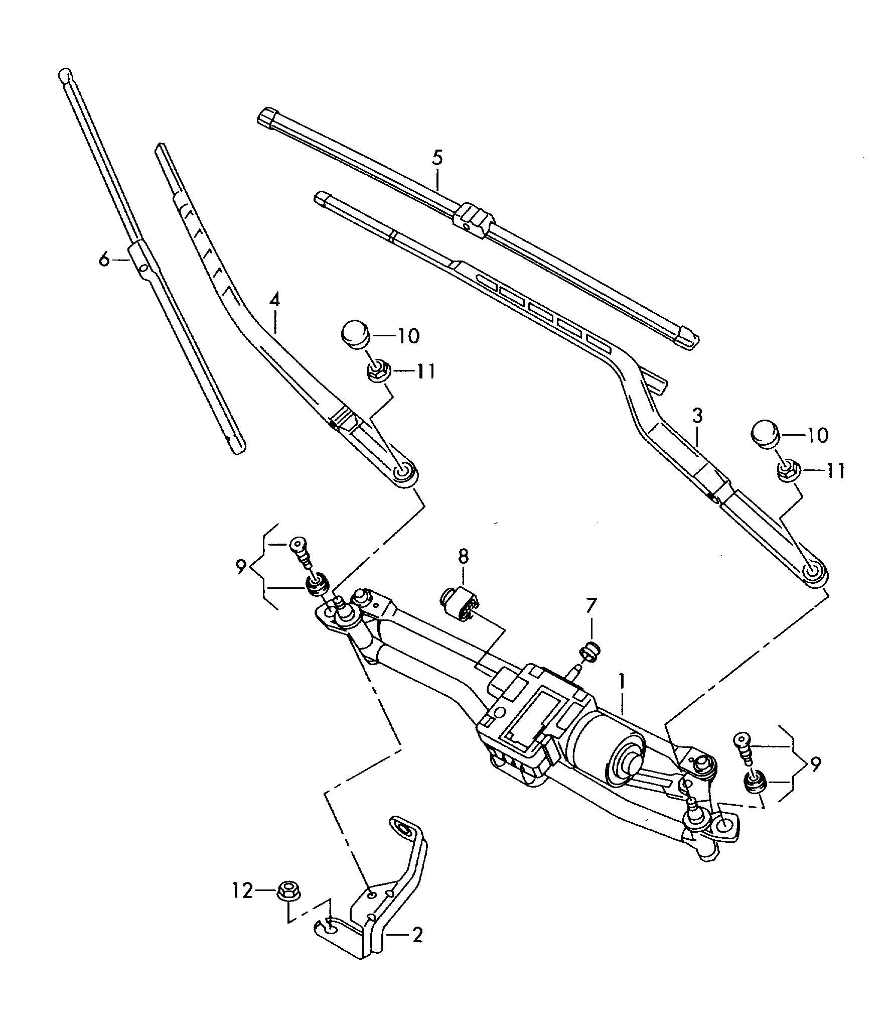 AUDI 8P1955426H - Stieracia liżta parts5.com