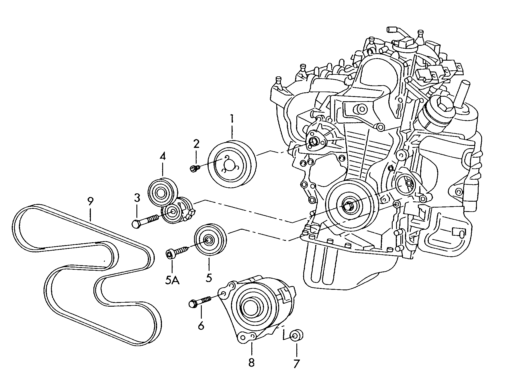 VAG 6Q0 260 849 E - Kanallı V kayışı parts5.com