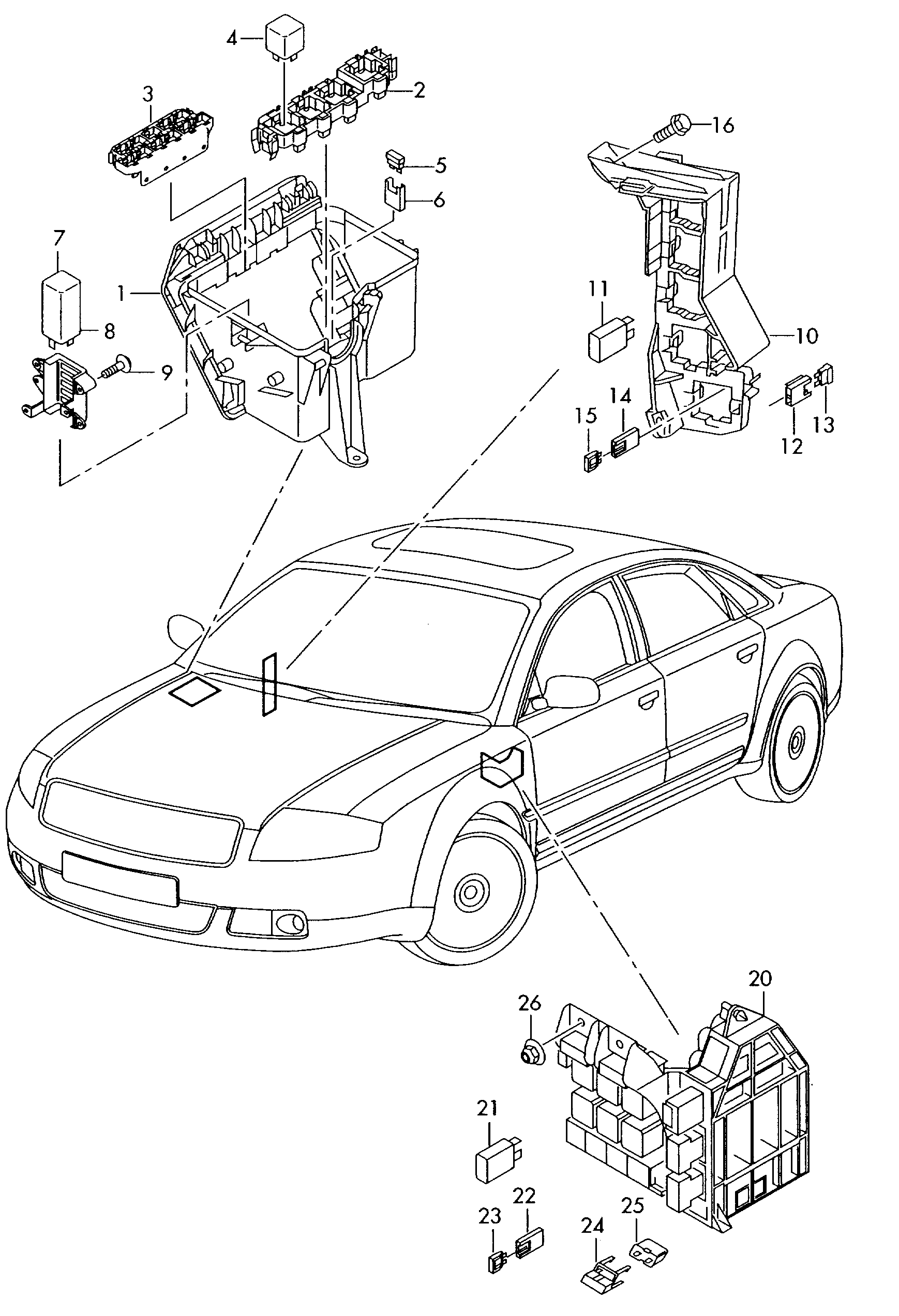 Skoda 431 951 253 G - Releu, curent alimentare parts5.com