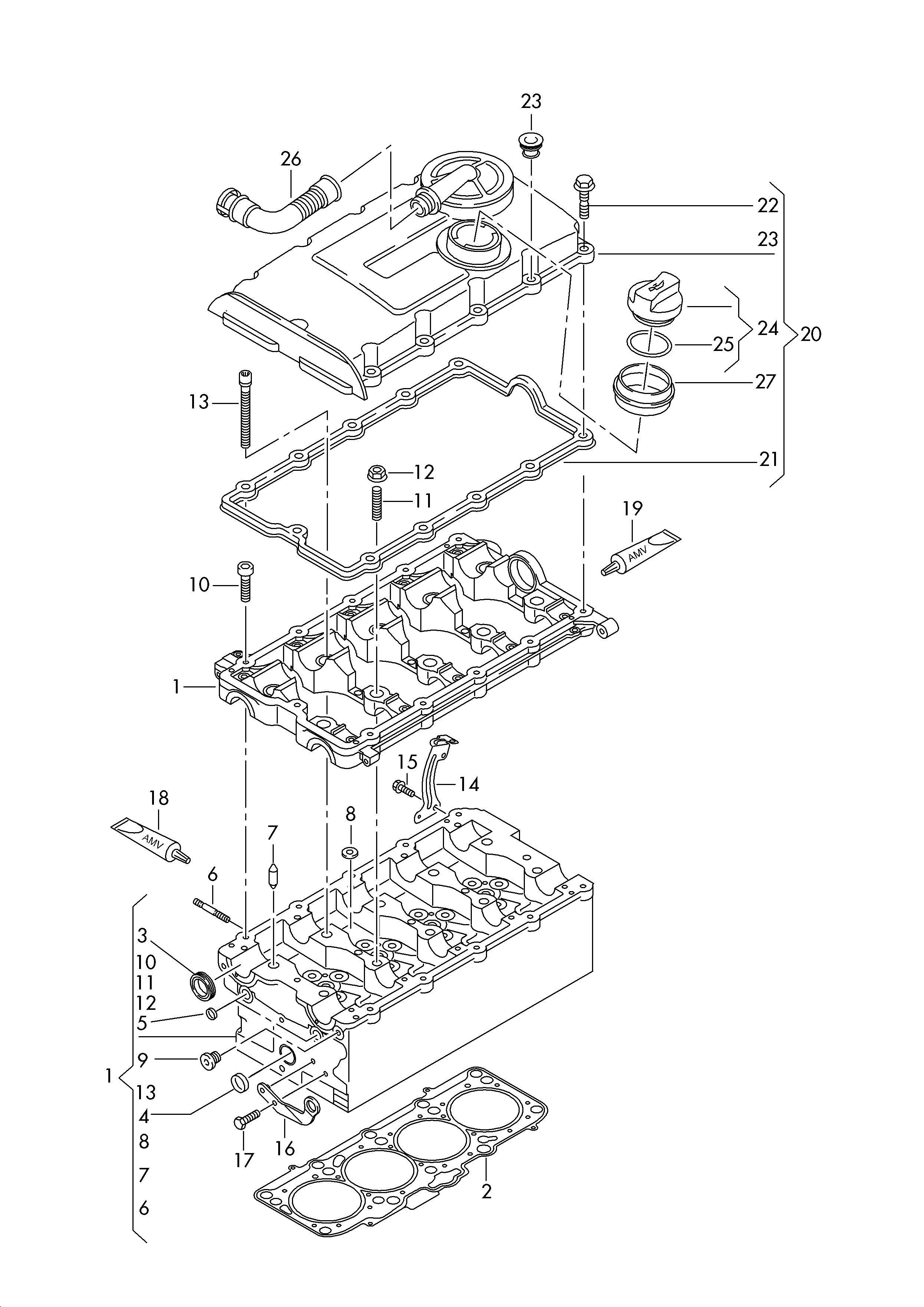 Skoda 03L 103 085 - Pierścień uszczelniający wału, wałek rozrządu parts5.com