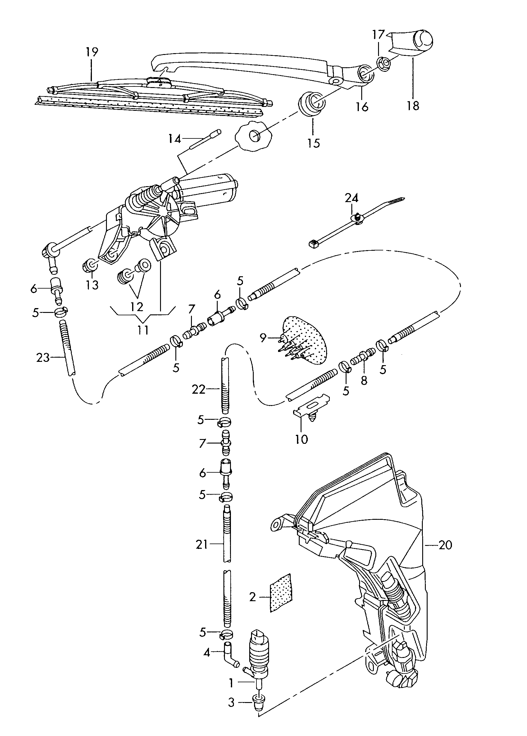 VW 8R0 955 425 - Stieracia liżta parts5.com