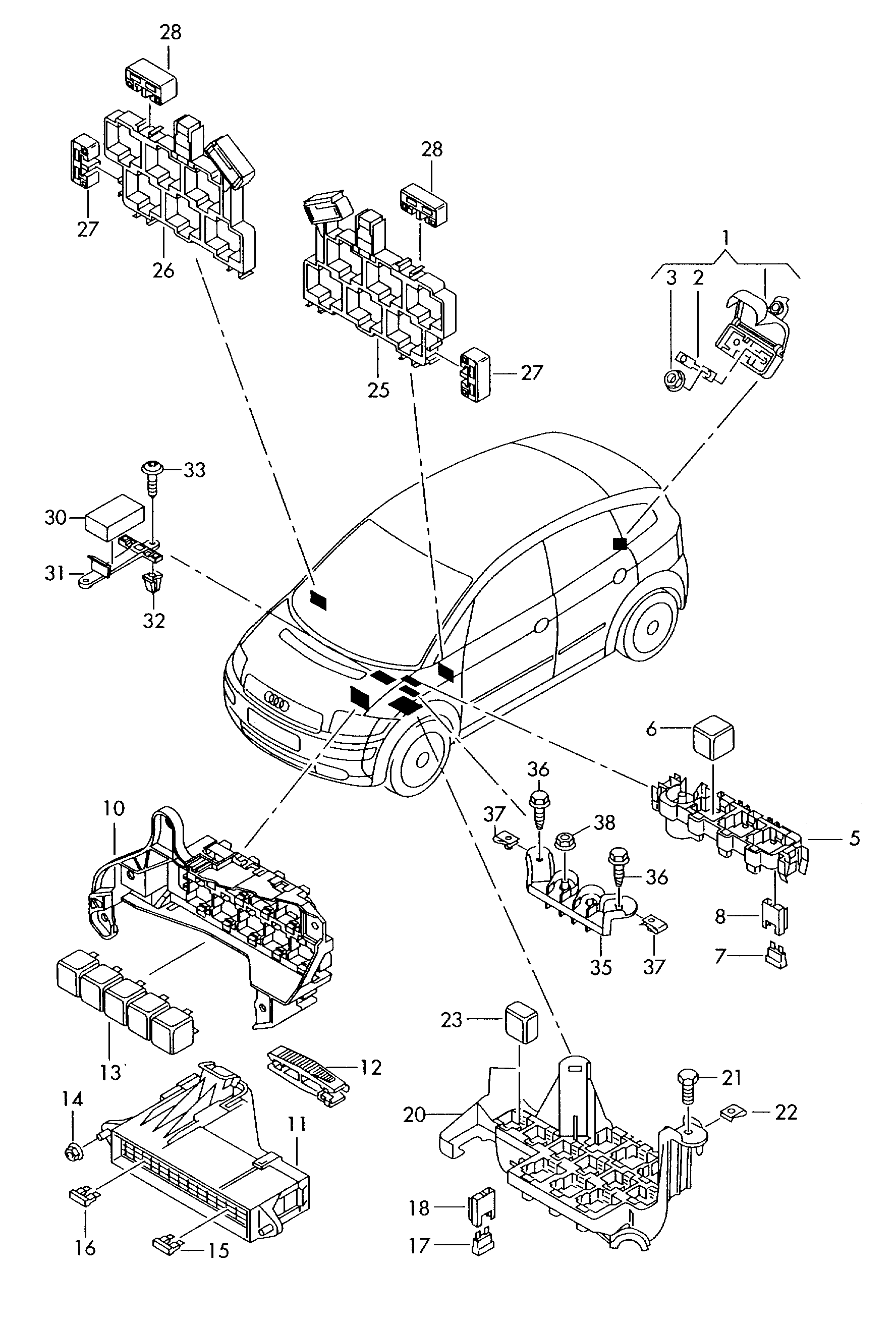 VAG 7M0 951 253 C - Multifunkčné relé parts5.com