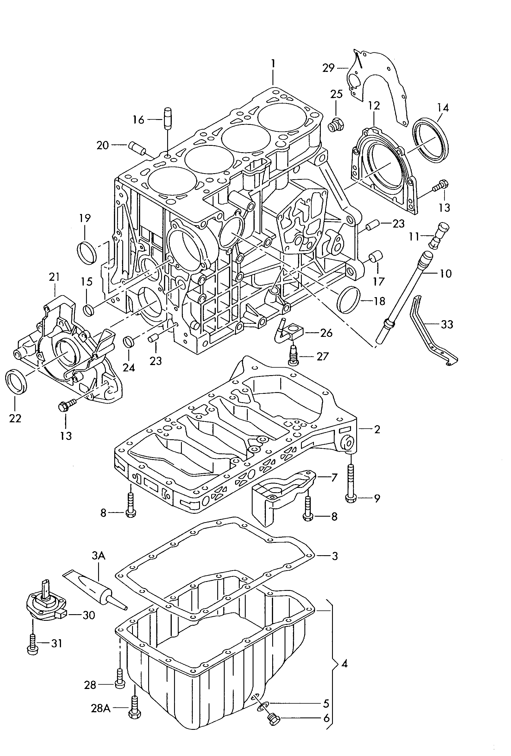 AUDI 054 115 147 B - Shaft Seal, crankshaft parts5.com