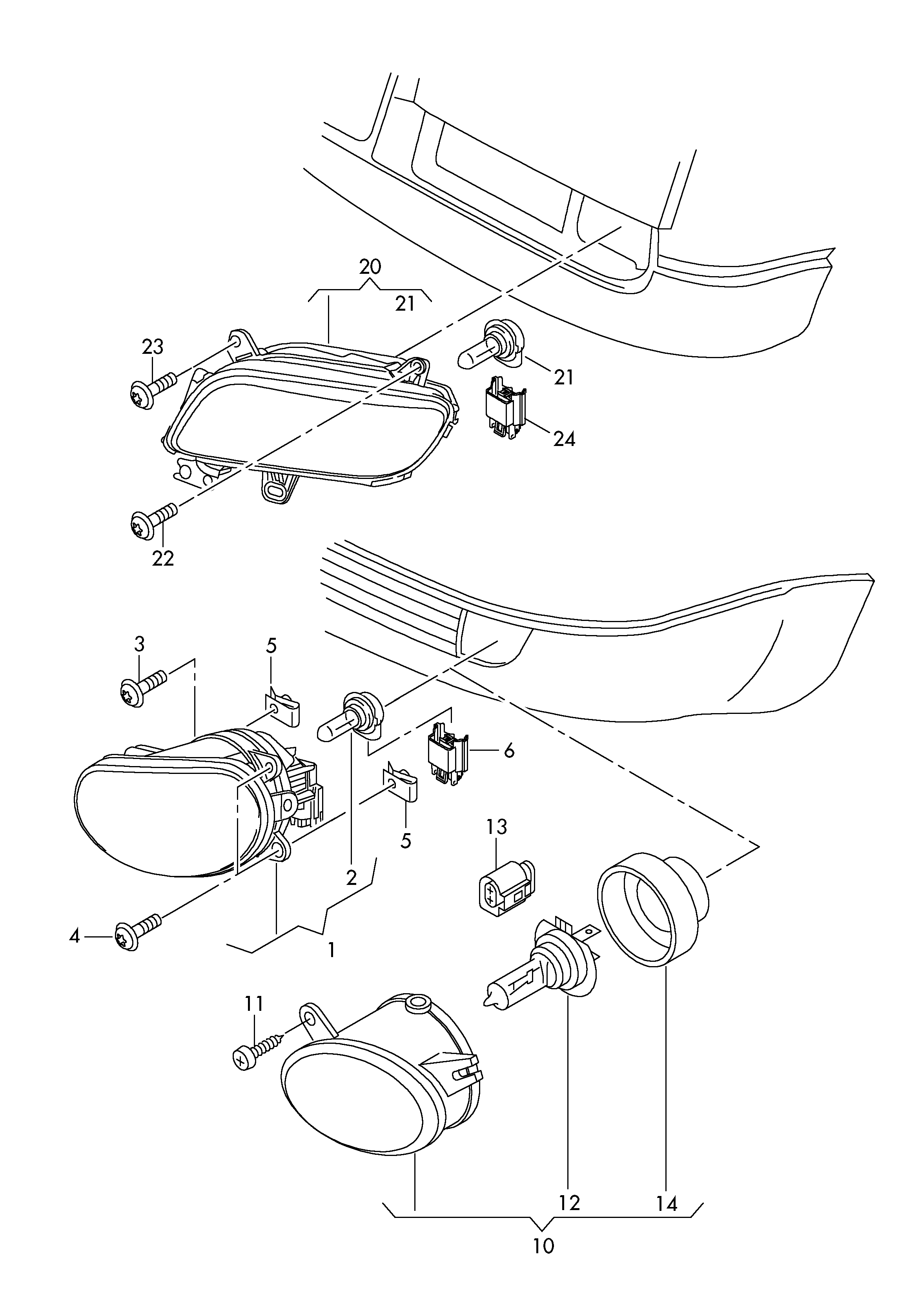 VAG N  10529701 - Ampoule, éclairage de virage parts5.com