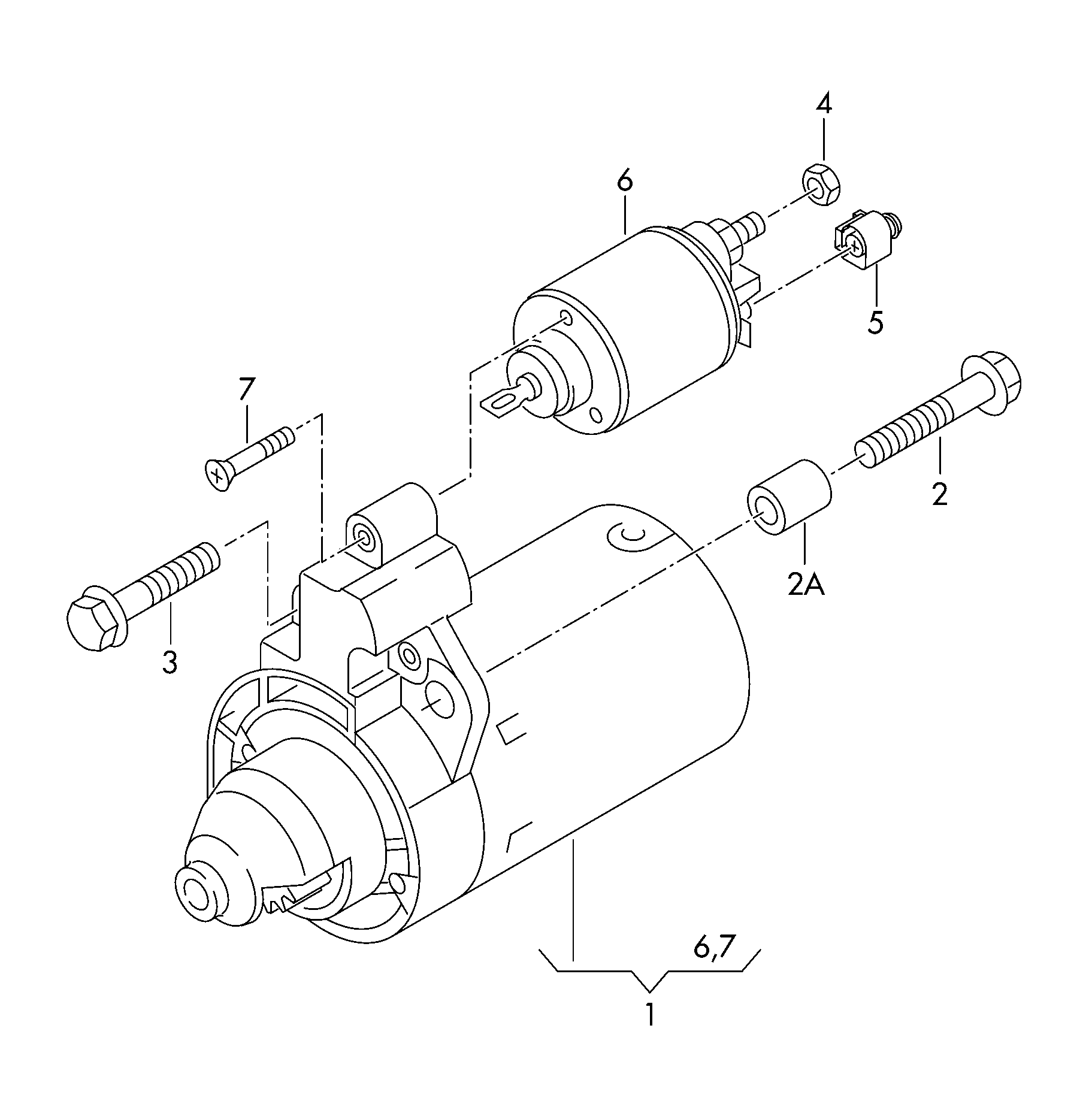 AUDI 03L 911 021 H - Zaganjalnik parts5.com