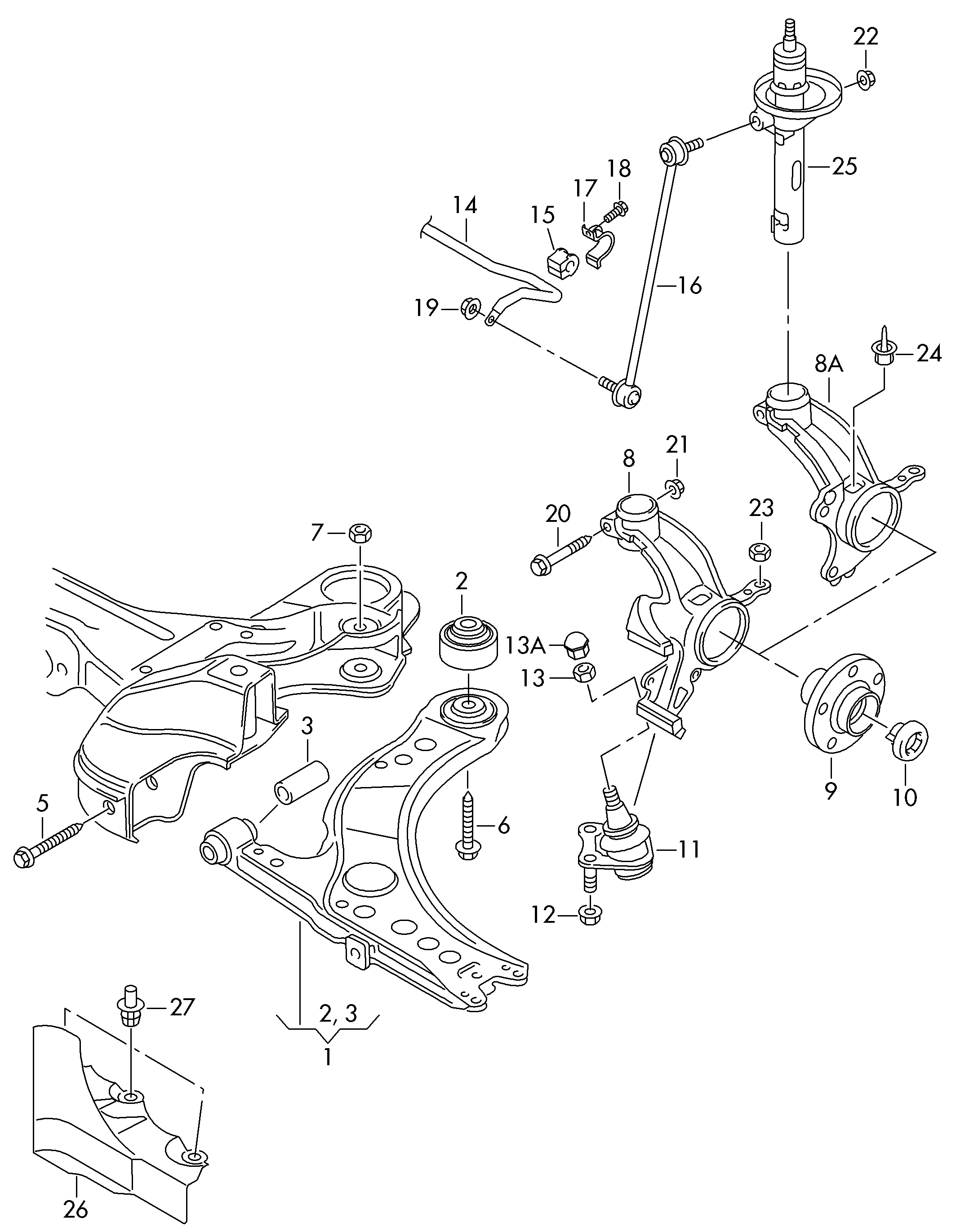 Seat 6R0 407 365 A - Шаровая опора, несущий / направляющий шарнир parts5.com