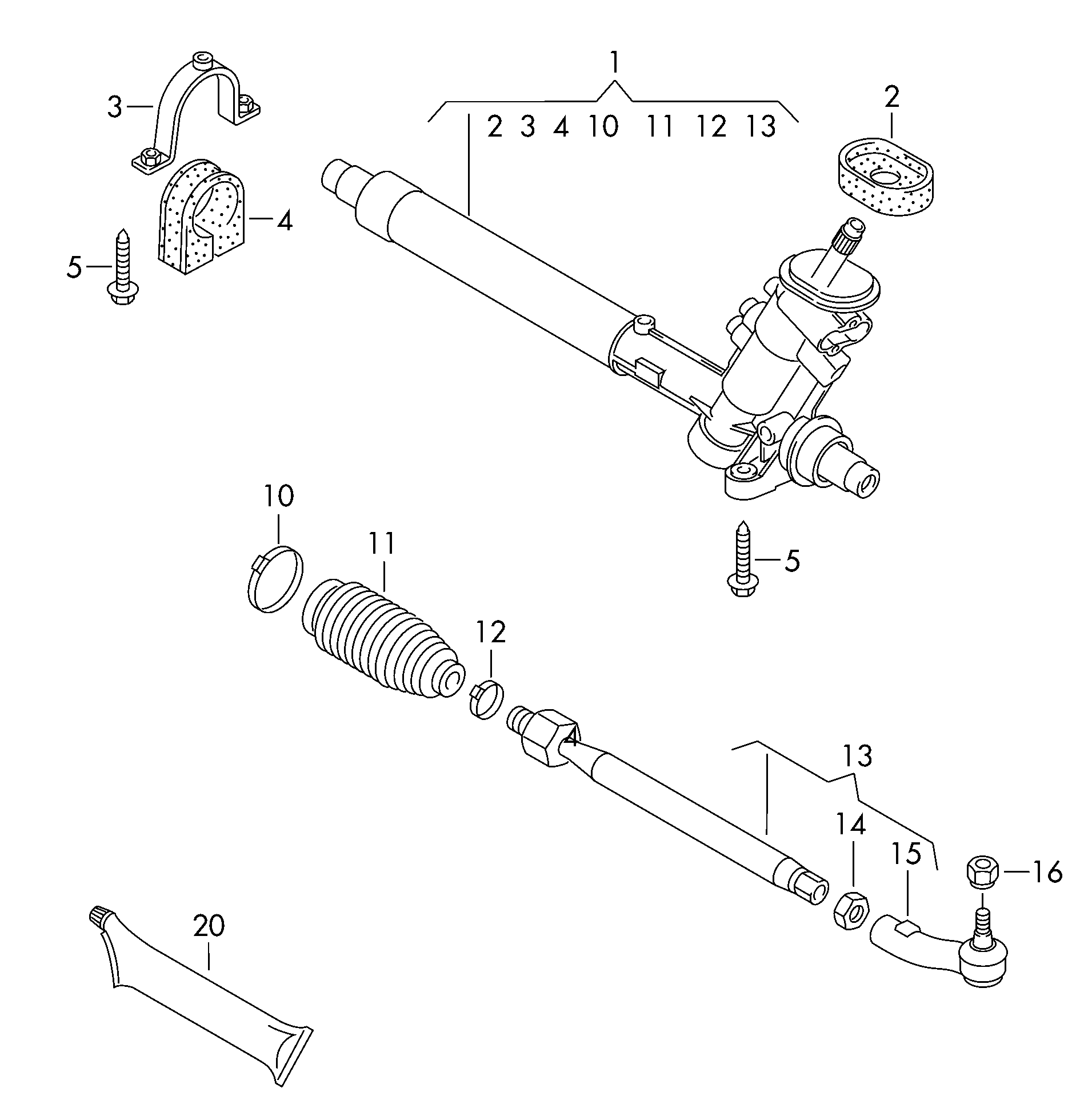 VAG 6R0423811A - Tie Rod End parts5.com