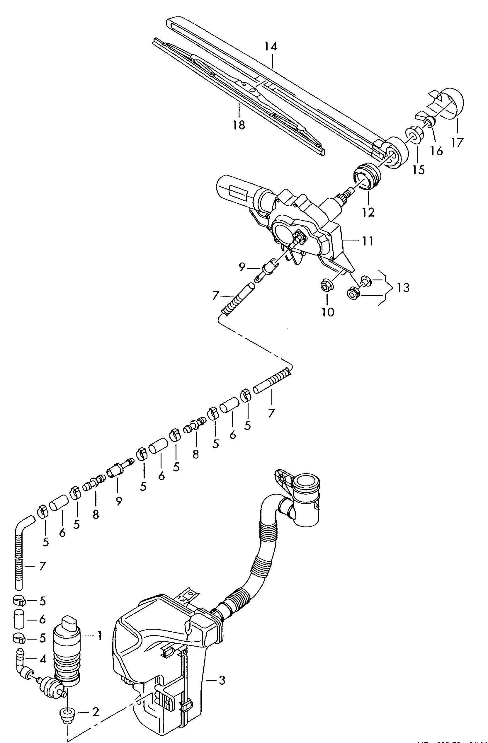 AUDI 8R0955407 - Metlica brisača parts5.com