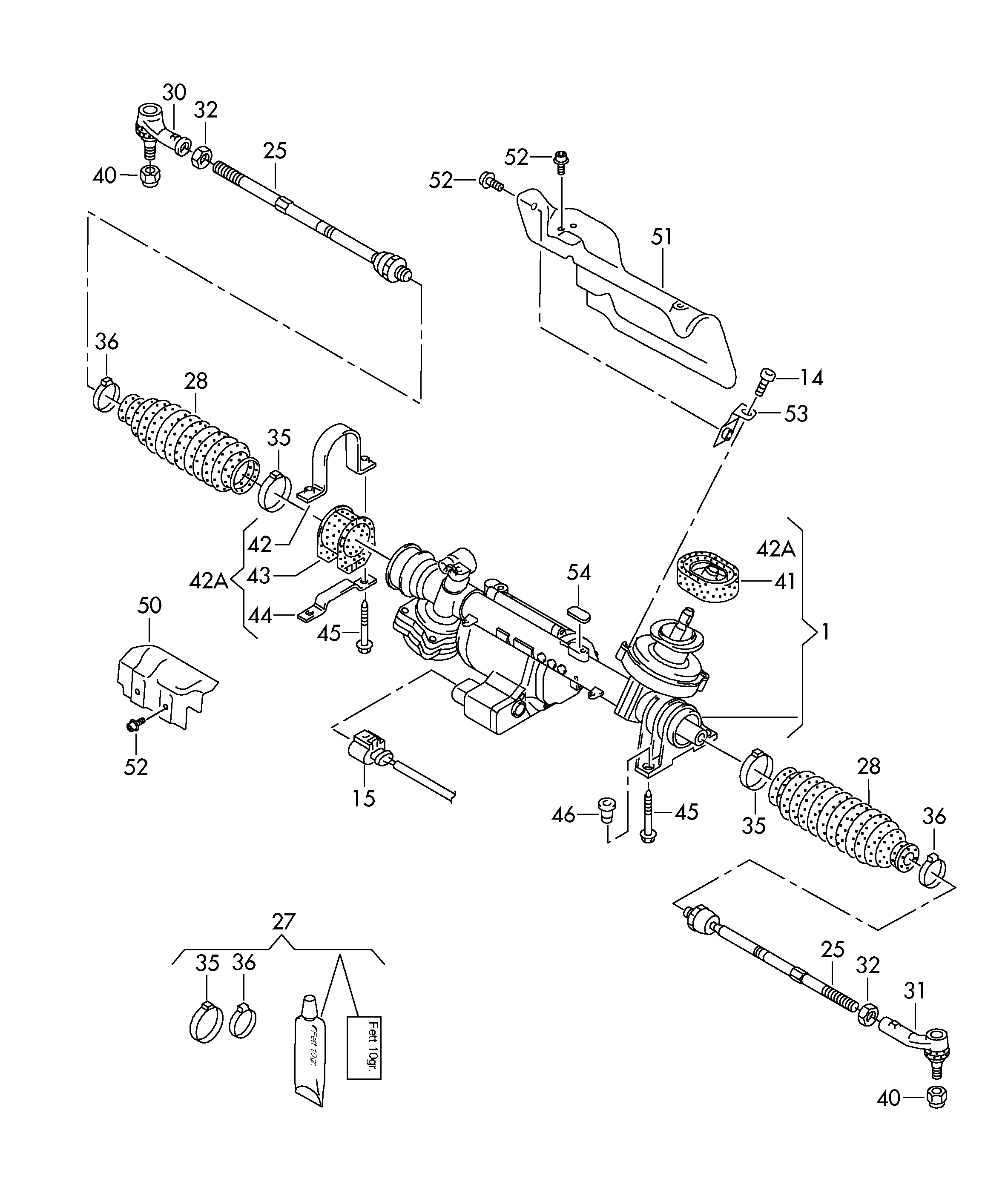 VAG 1K0199313H* - Suspensión, Brazo oscilante parts5.com