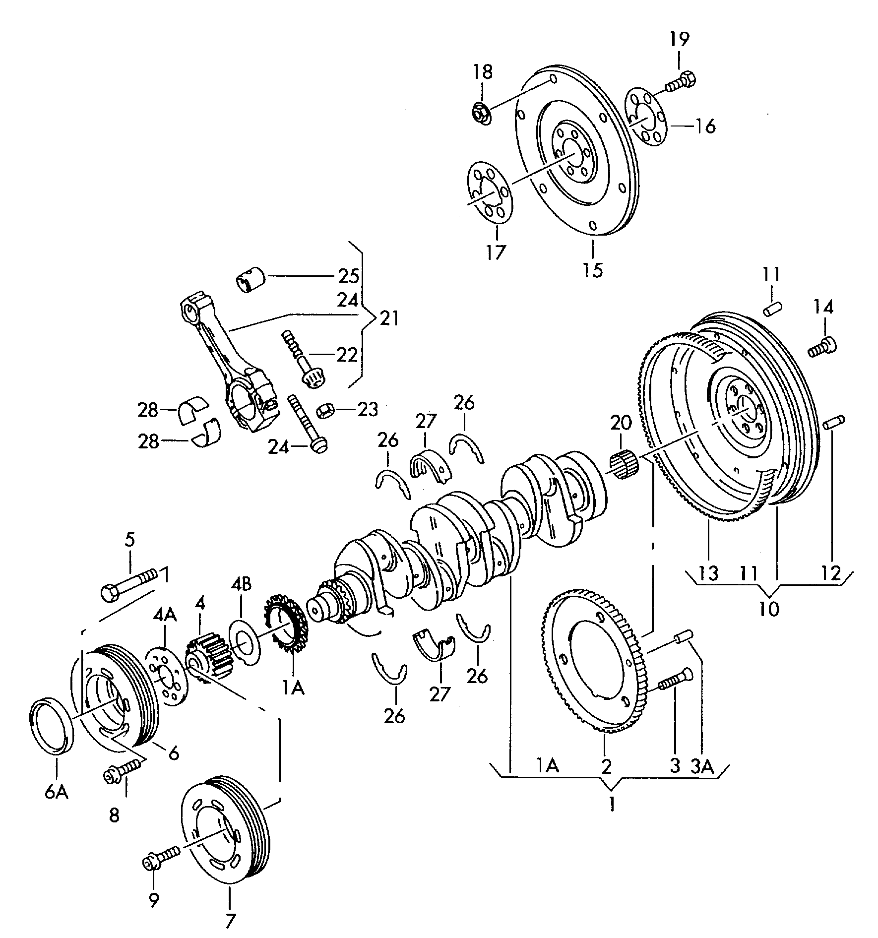 VAG 038105263F - Gear, crankshaft parts5.com