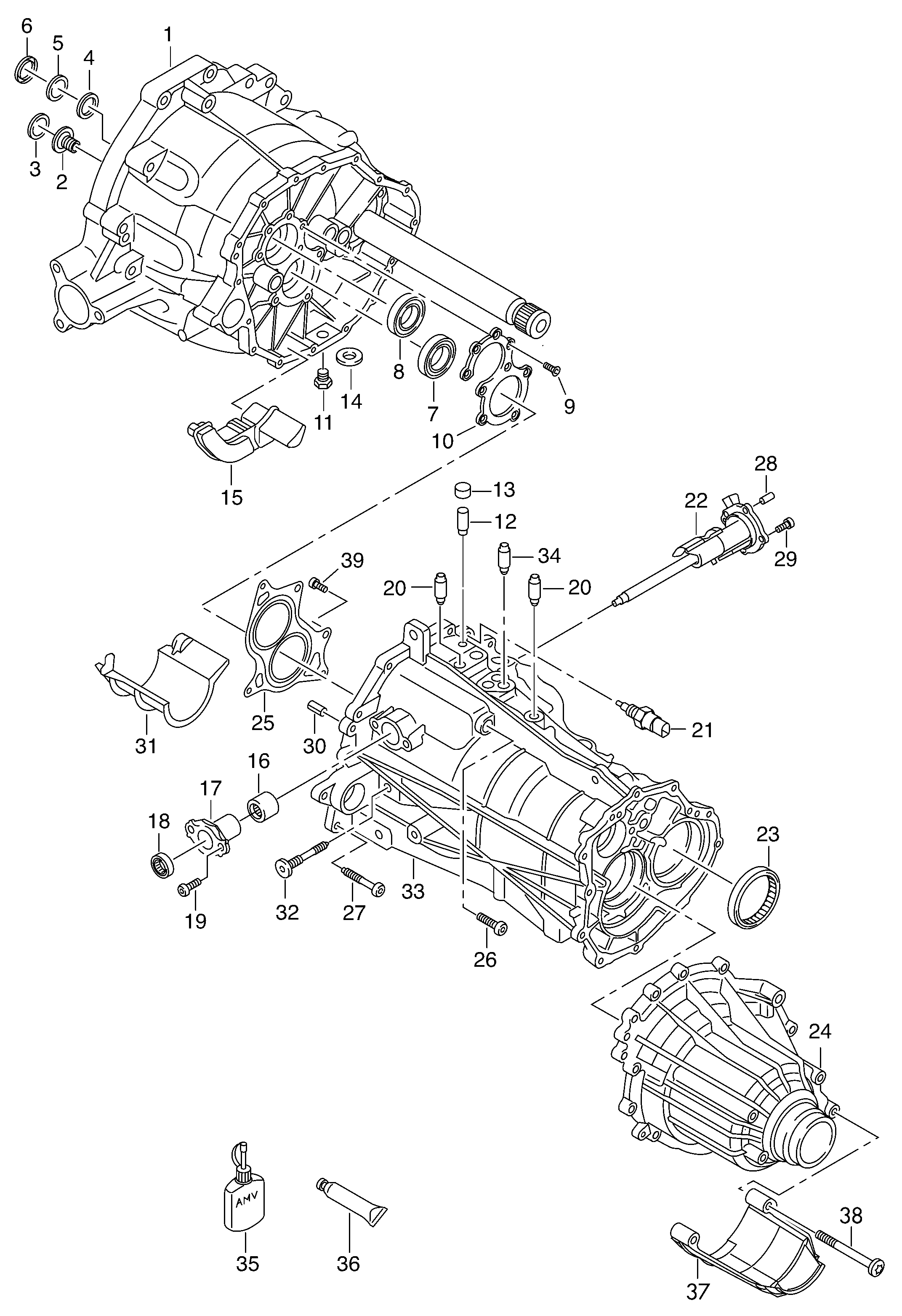 AUDI 012 301 457C - Wellendichtring, Schaltgetriebe parts5.com