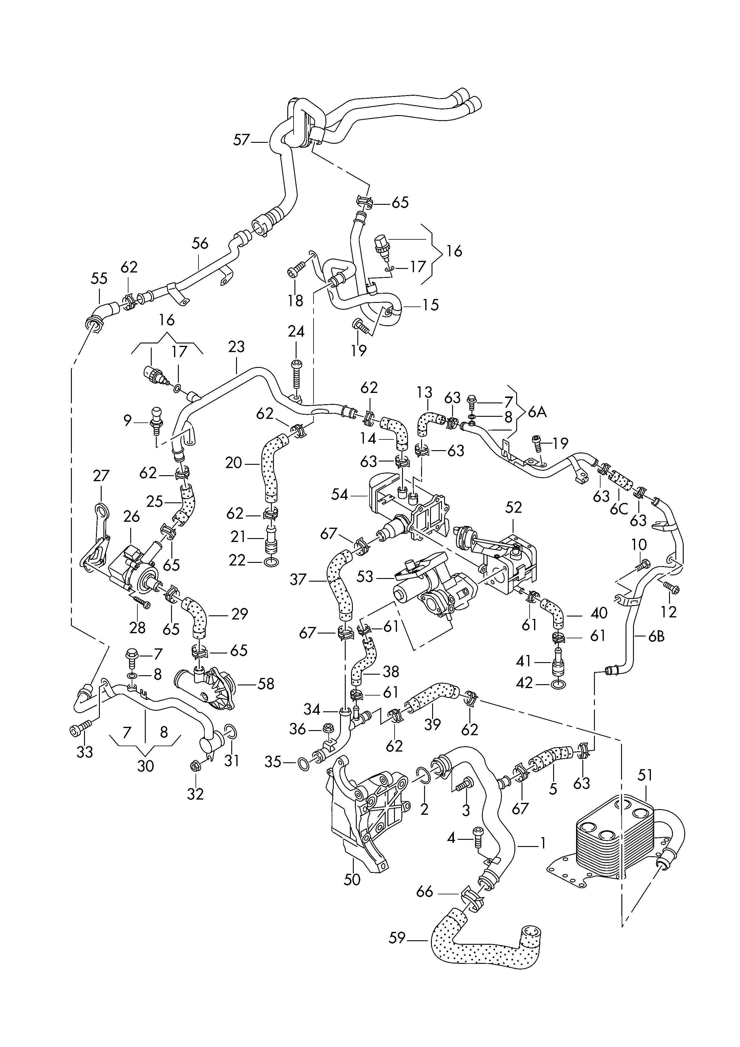 VAG N  10517304 - Βίδα, σύστημα εξάτμισης parts5.com