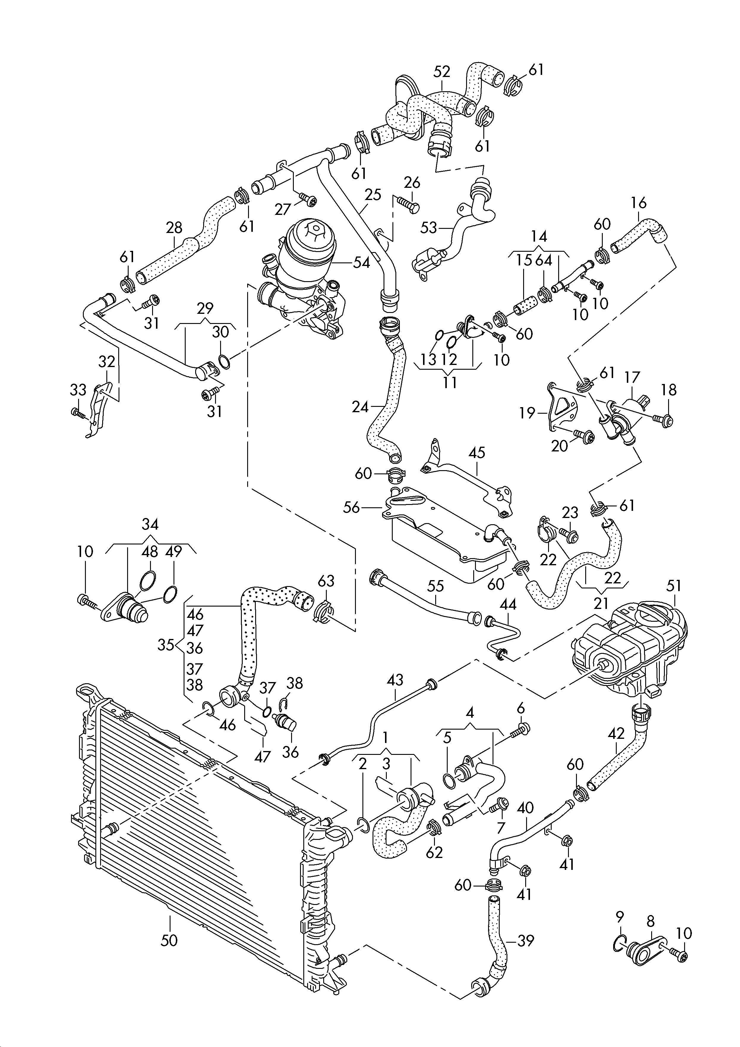 AUDI 4G0121081AE - Tub gradat, masurare cantitate retur combustibil parts5.com