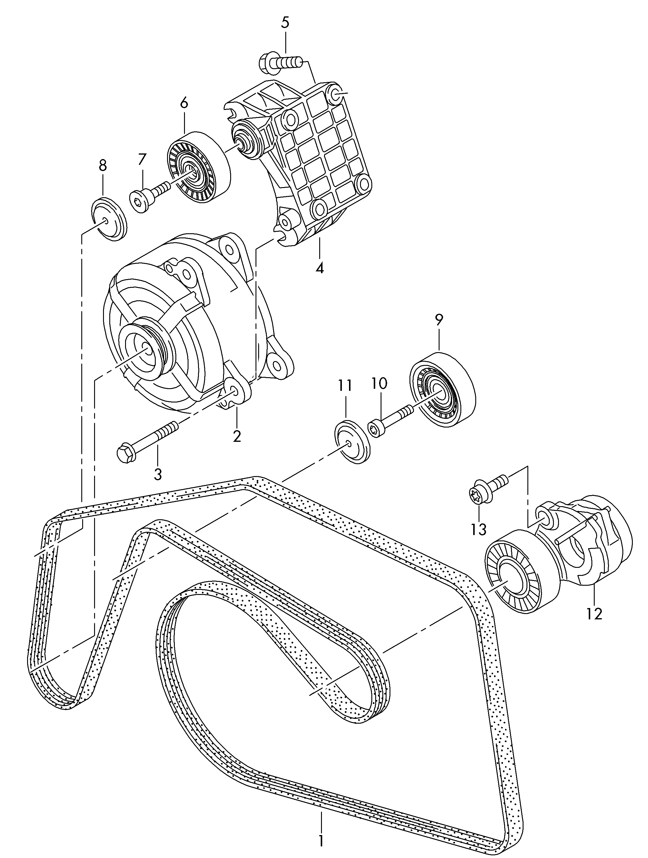 Seat 059903137AG - Curea transmisie cu caneluri parts5.com