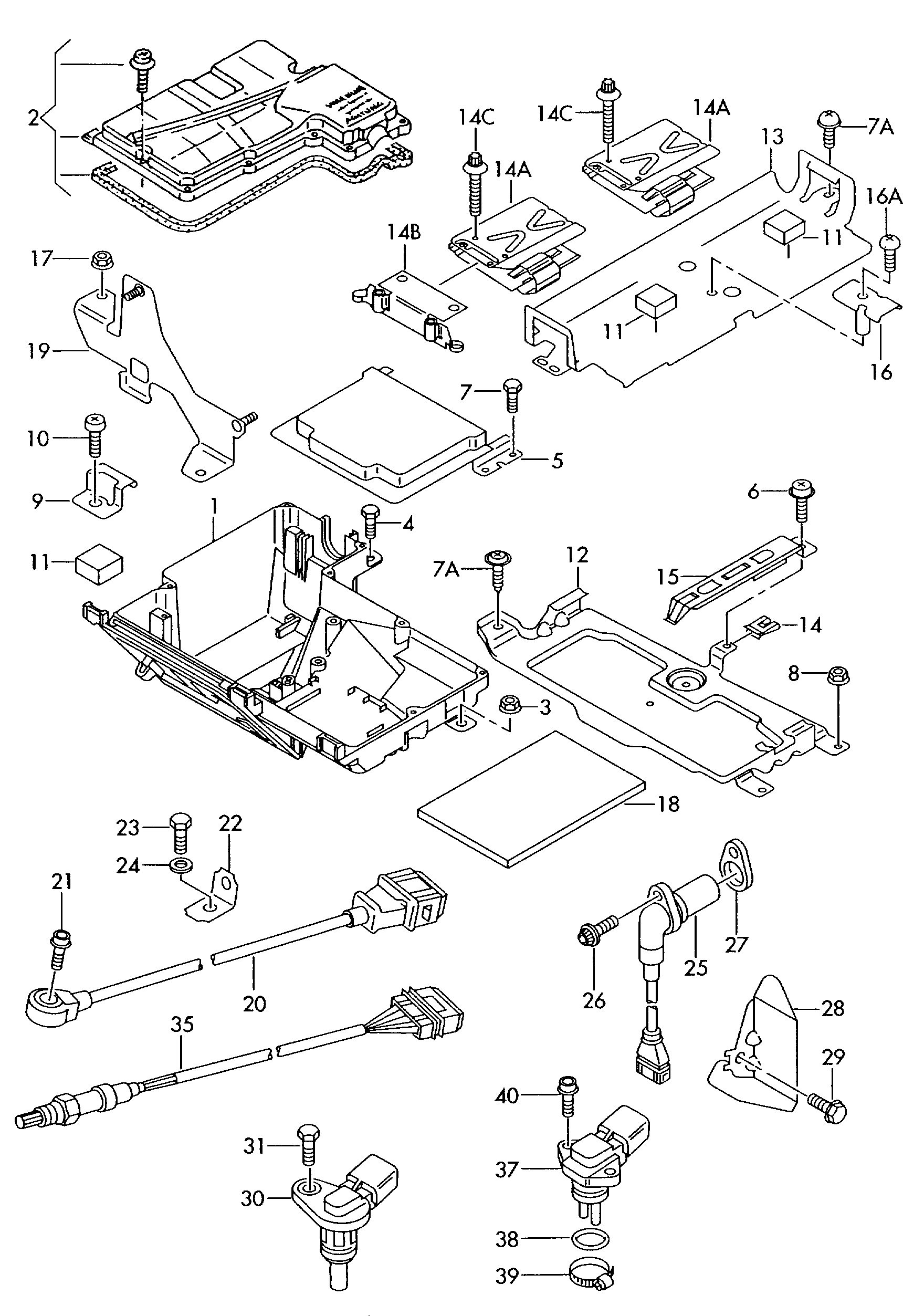 VAG 1K0998262AB - Sonde lambda parts5.com