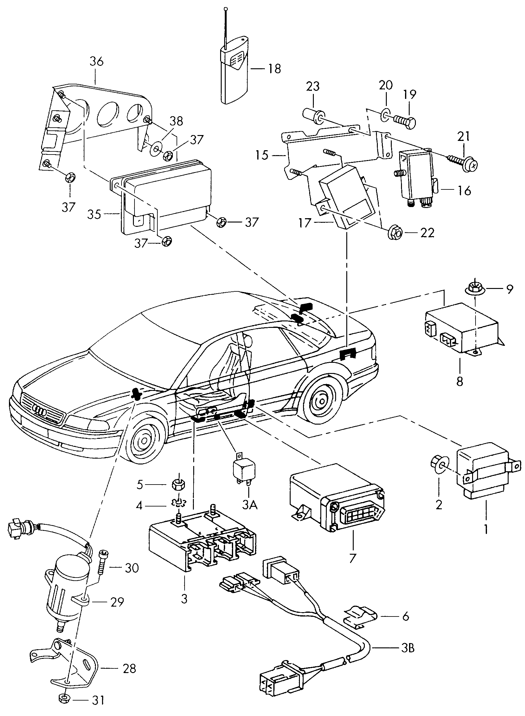 Seat 443 951 254A - Relé, tompított fény parts5.com