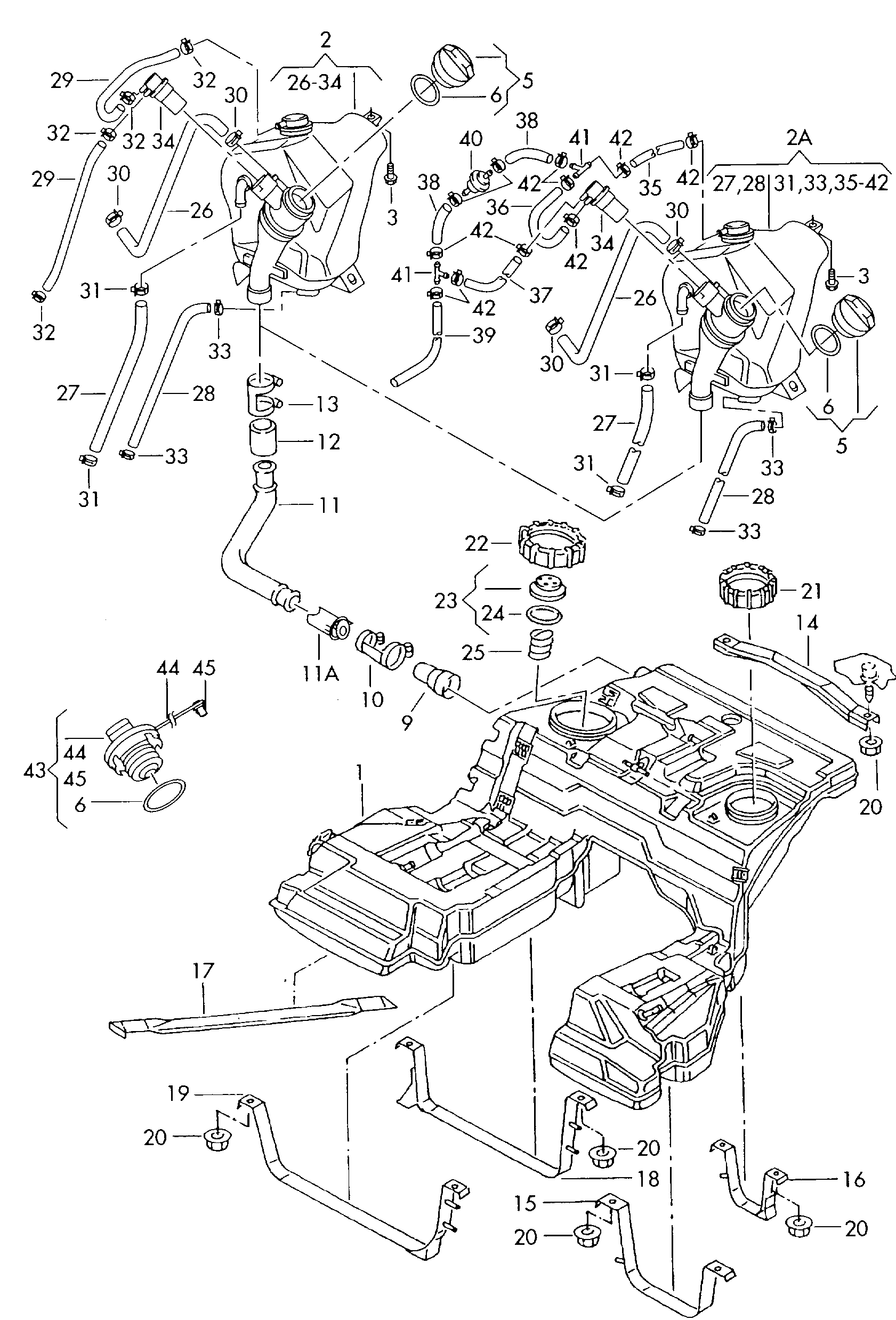 AUDI 1J0201550A - Uzávěr, palivová nádrž parts5.com