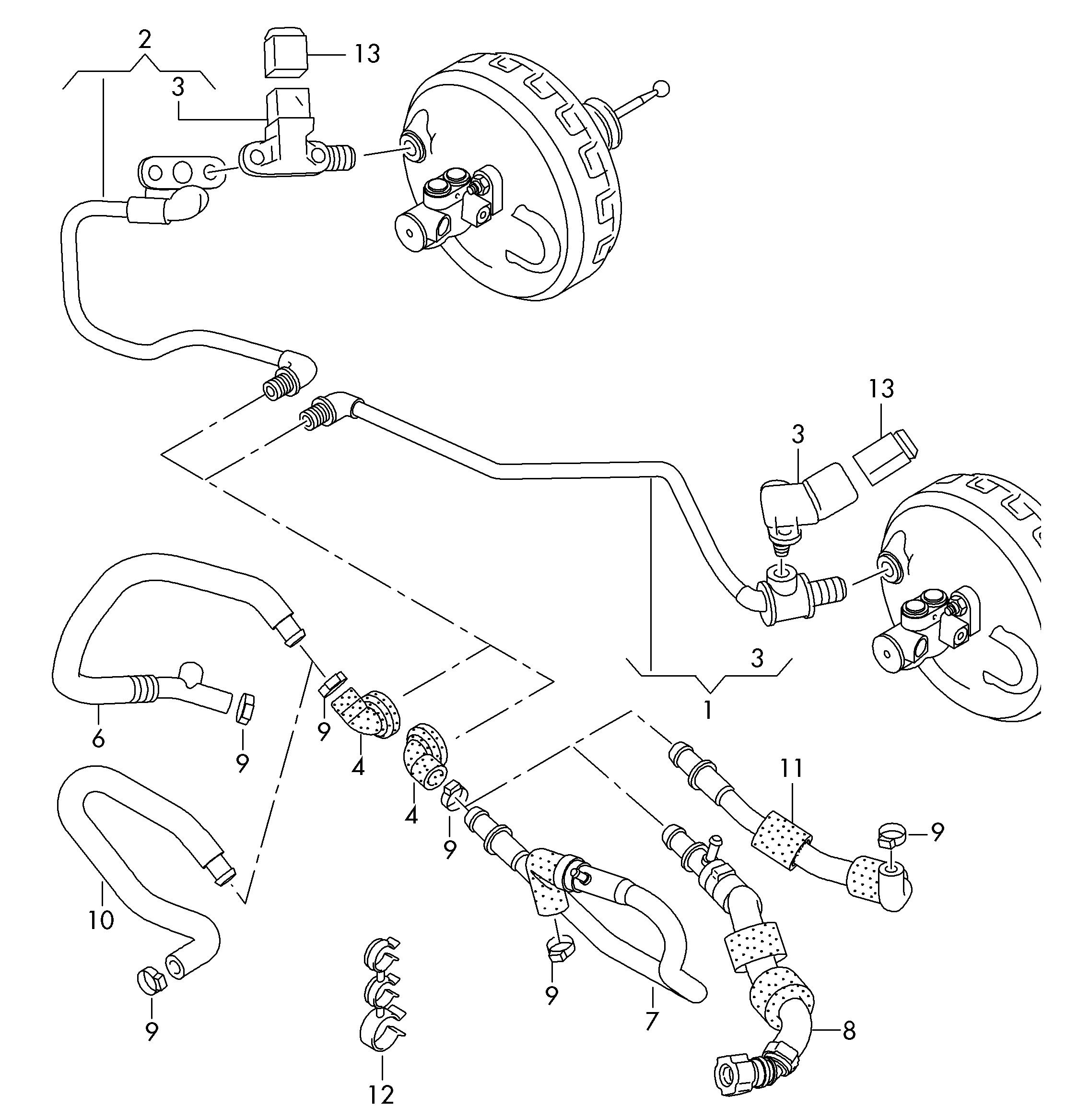 VAG 036906051G - Senzor tlaka, pojačivač sile kočenja parts5.com