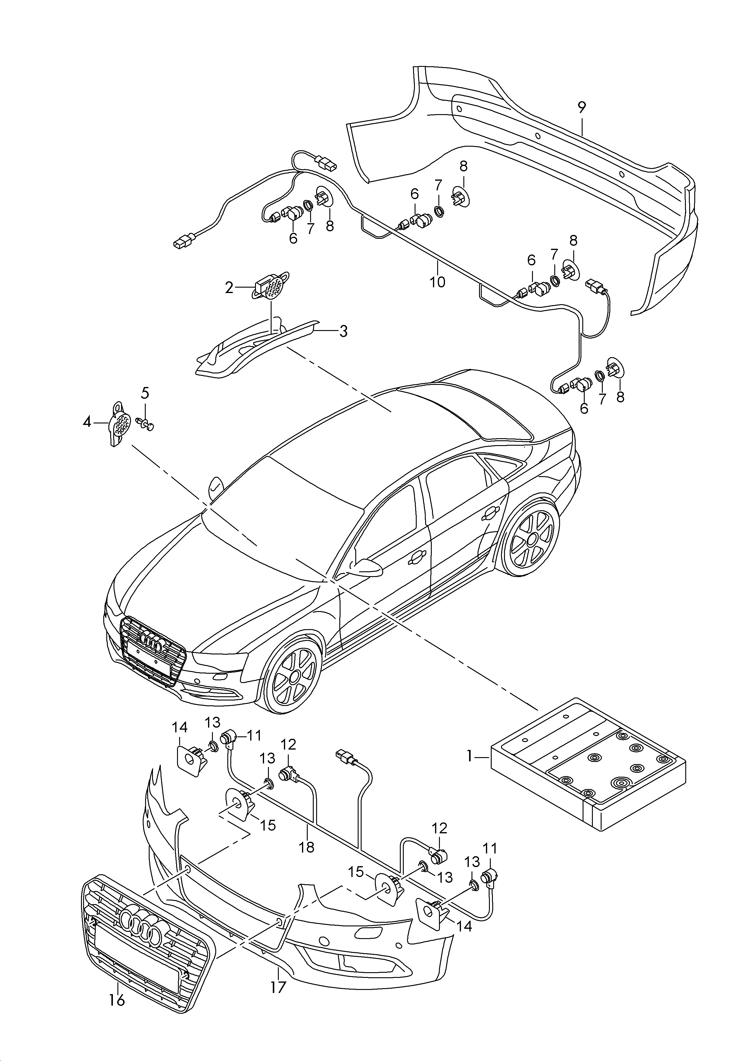 VW 1S0 919 275 A - Sensor parts5.com